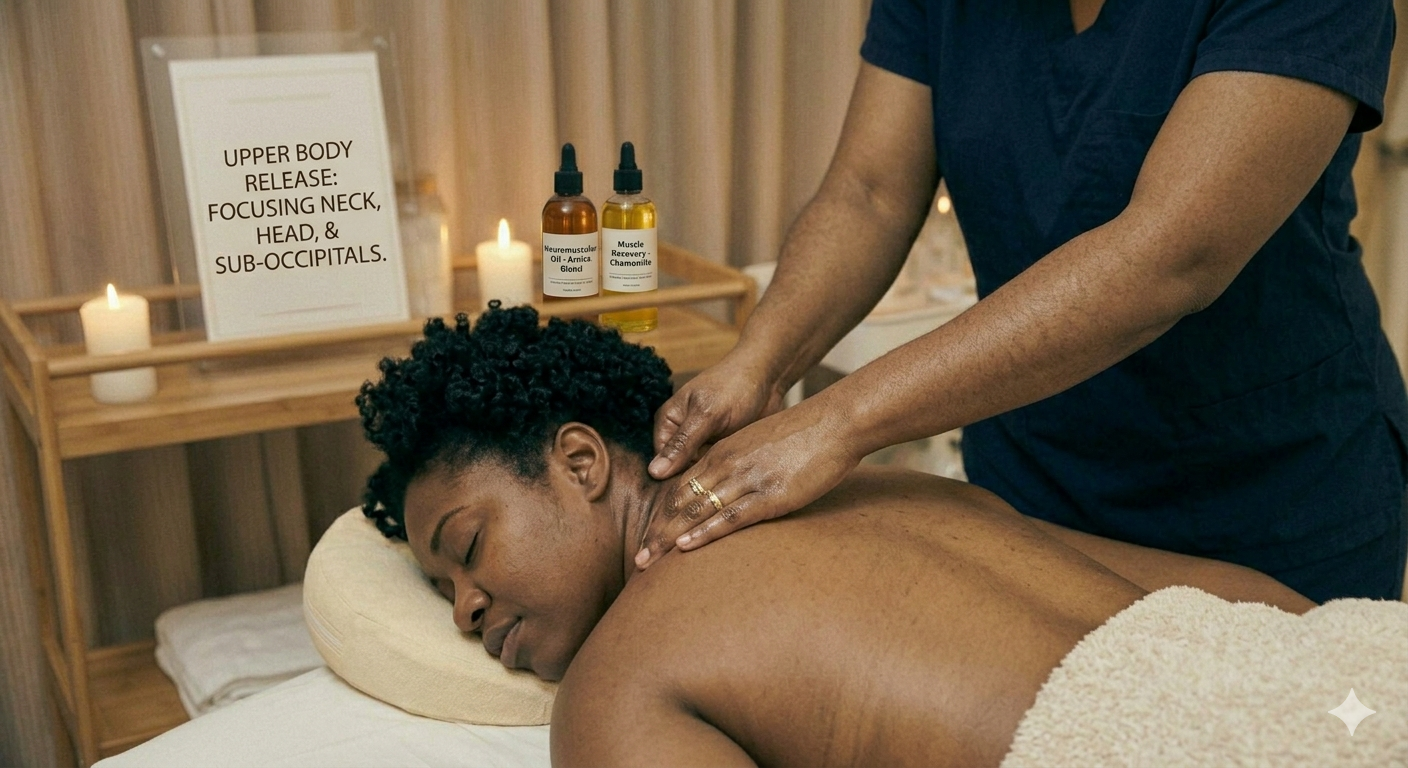 HEAD, NECK & SHOULDER MASSAGE (1 HOUR)