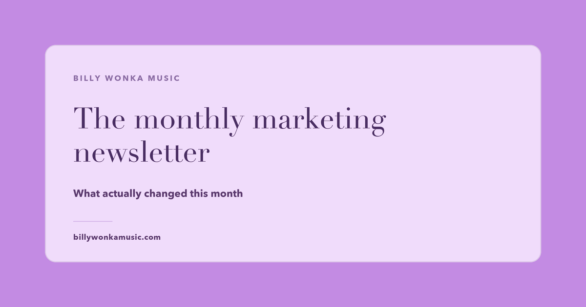 Monthly Marketing Newsletter 8.1.26