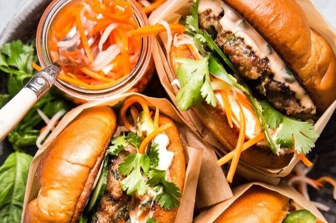 Pork Banh Mi Burger