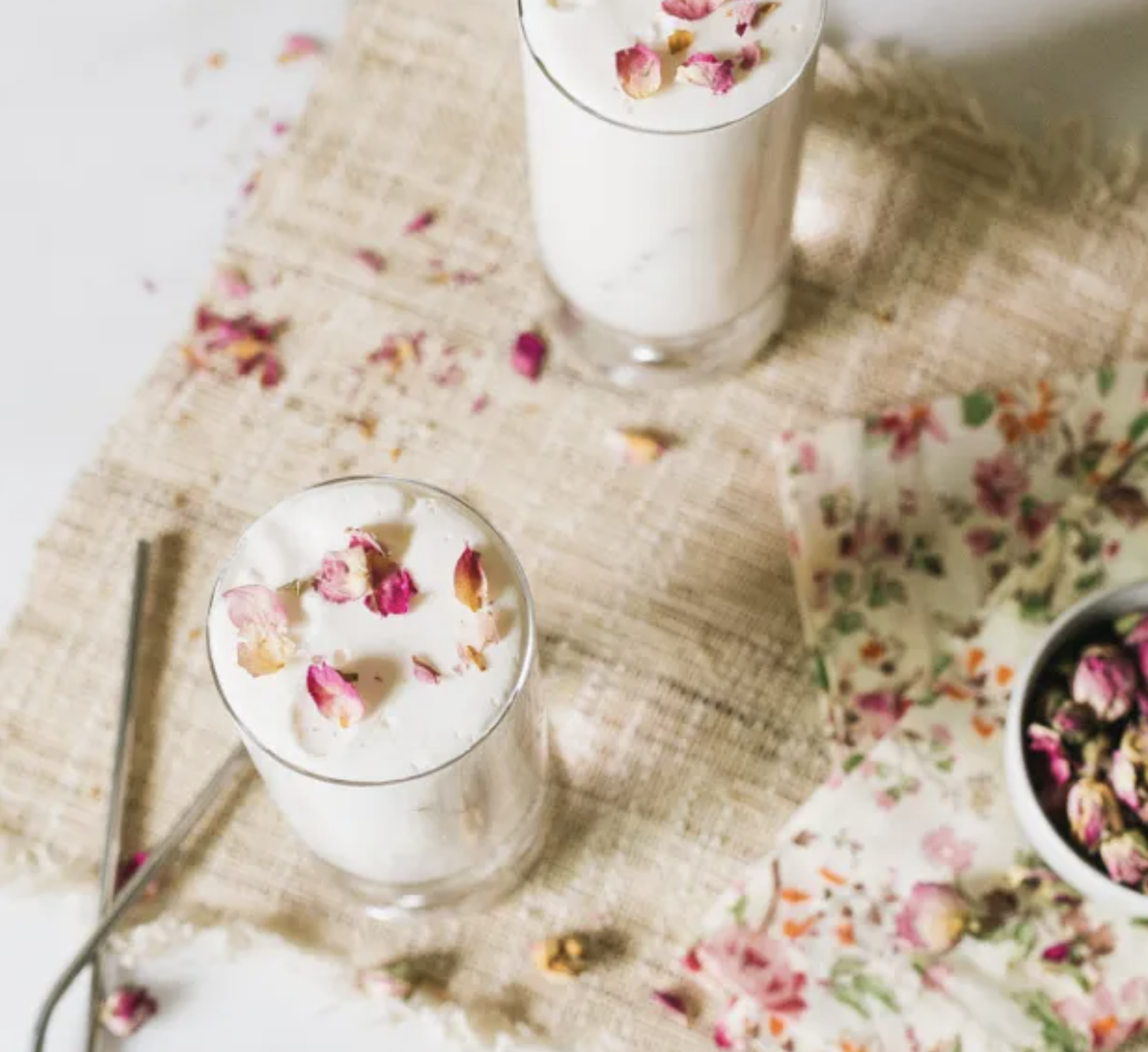 Rose Water Ramos Gin Fizz 