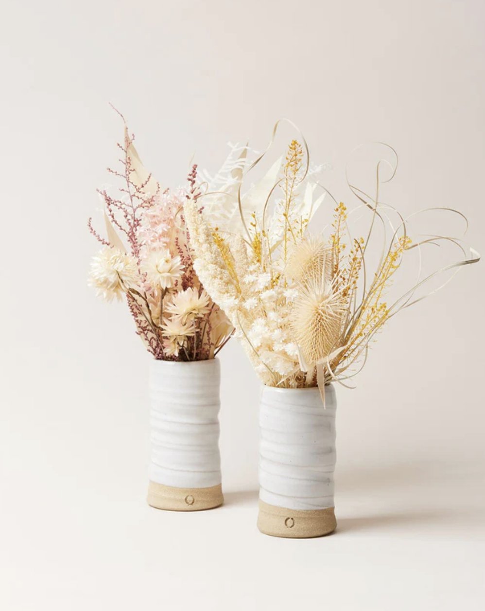 Farmhouse Pottery Trunk Vase &amp; Petit Bouquet Set