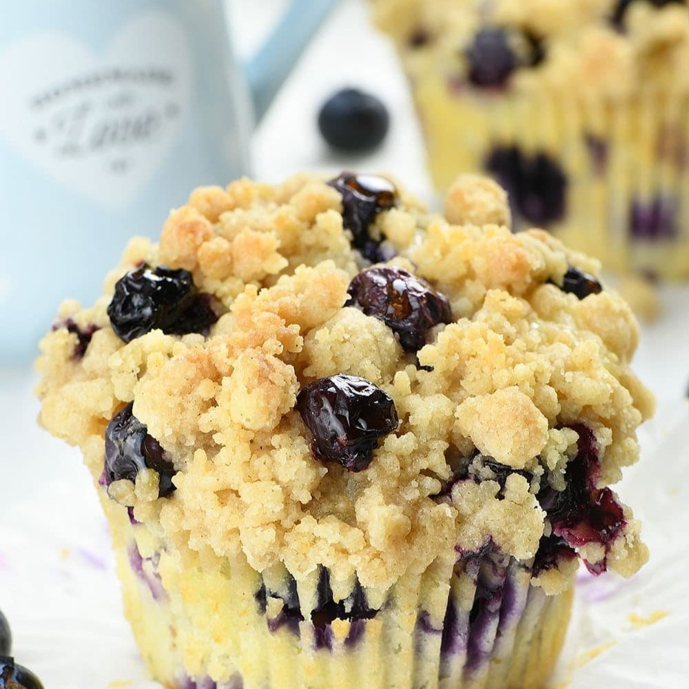 Blueberry Cream Cheese Muffins