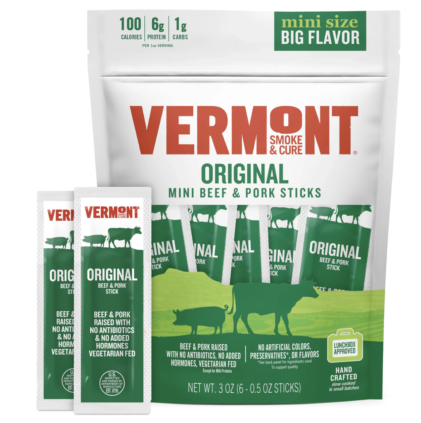 Vermont Smoke &amp; Cure Meat Sticks