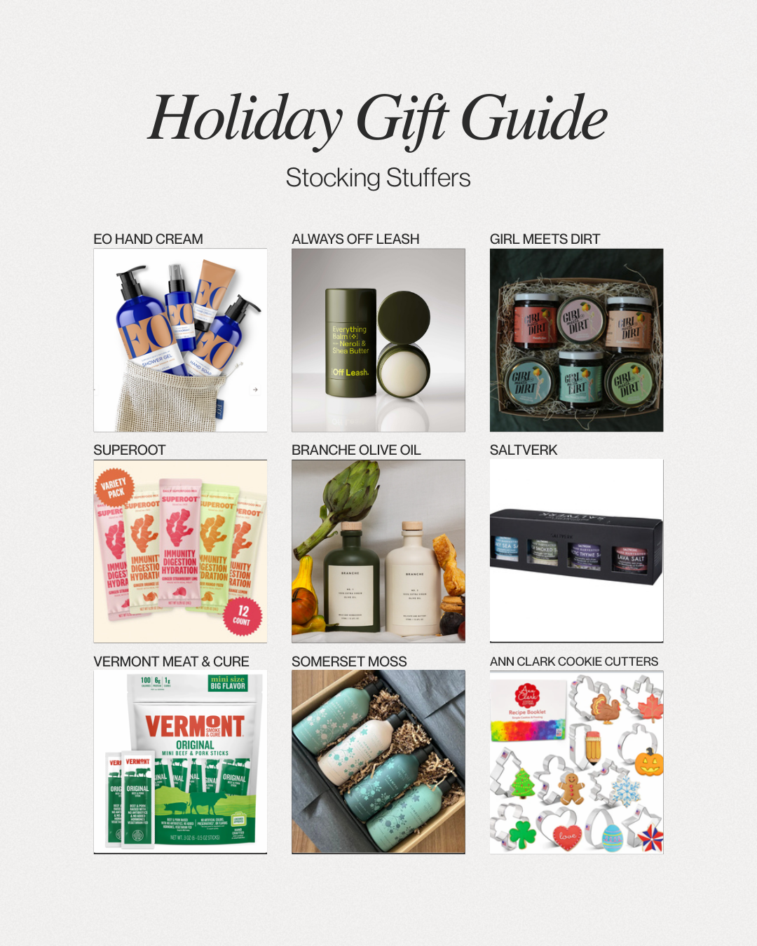 Stocking Stuffer Gift Guide