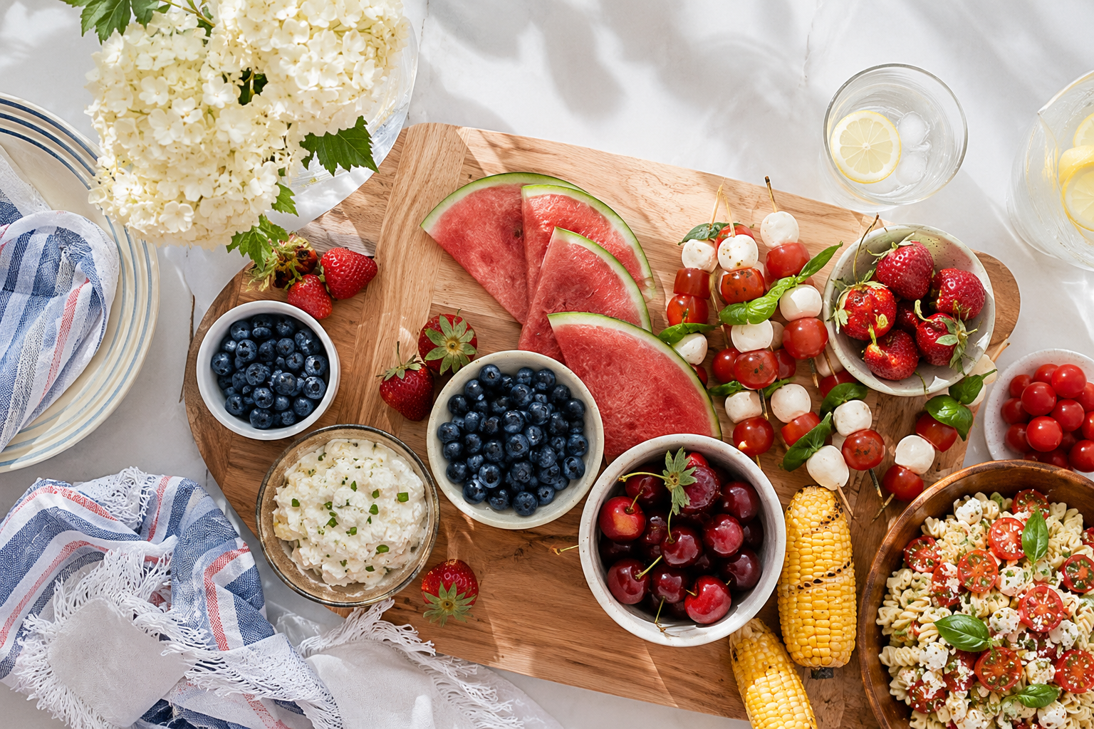 Fresh, Seasonal Recipes for Your Fourth of July Table