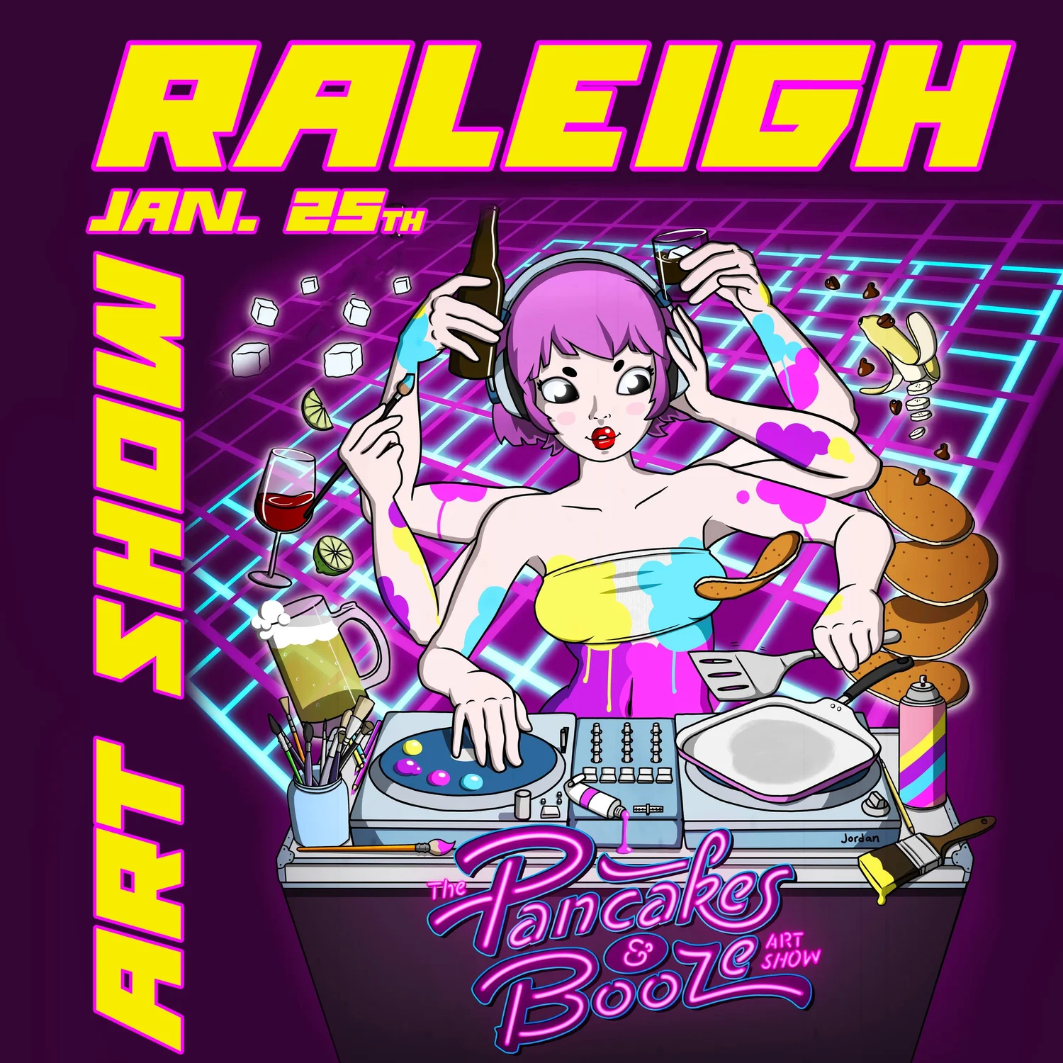 Raleigh — The Pancakes & Booze Art Show