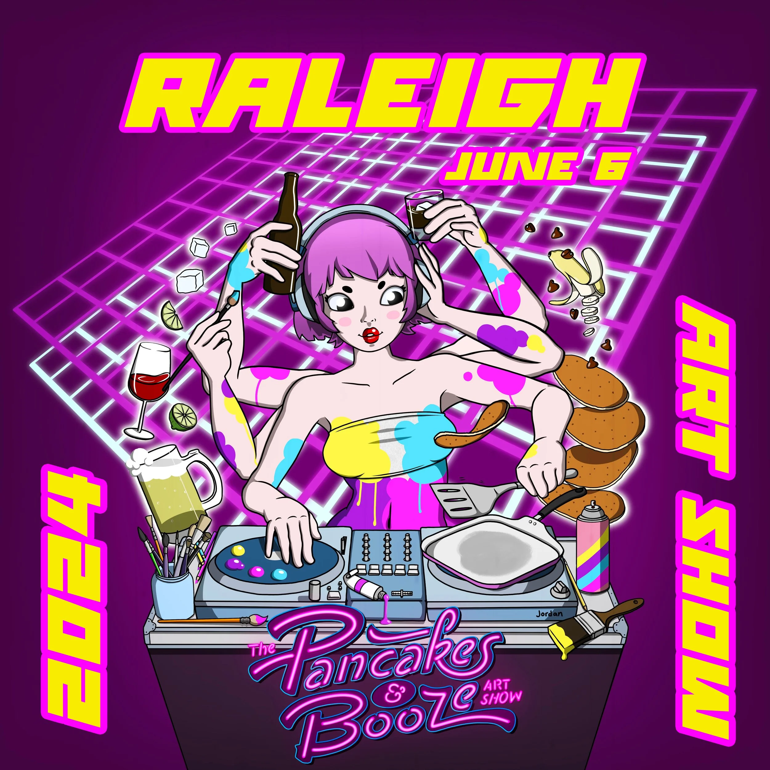 Raleigh — The Pancakes & Booze Art Show