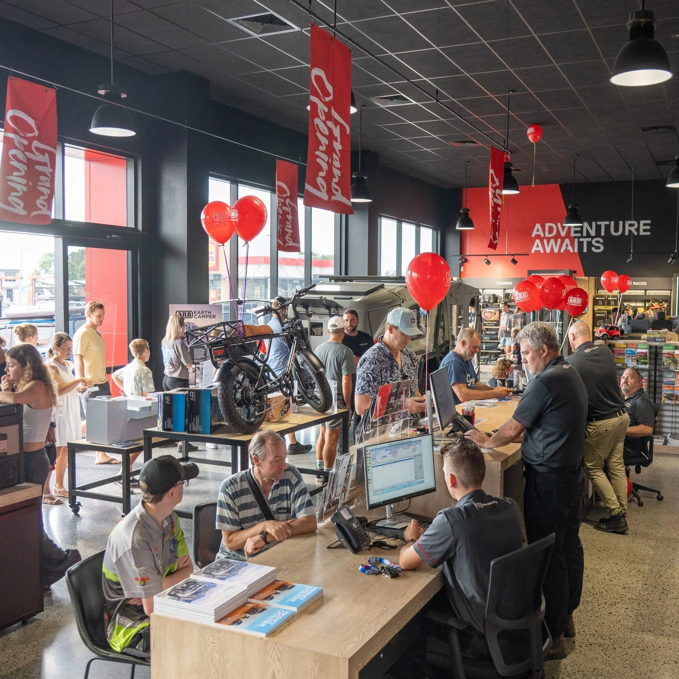 ARB Newcastle's Grand Opening Sale Day.