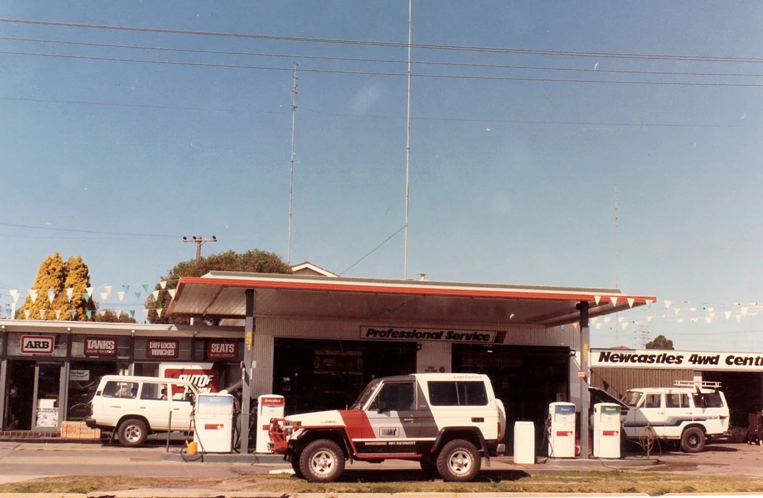 Historic Out Of Town 4WD store at Argenton, showcasing the Group's early retail location and Australian 4WD heritage.