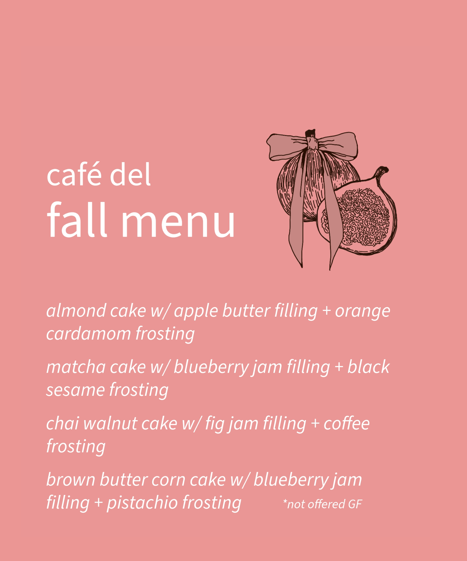 Spring menu! — Café Delphinium
