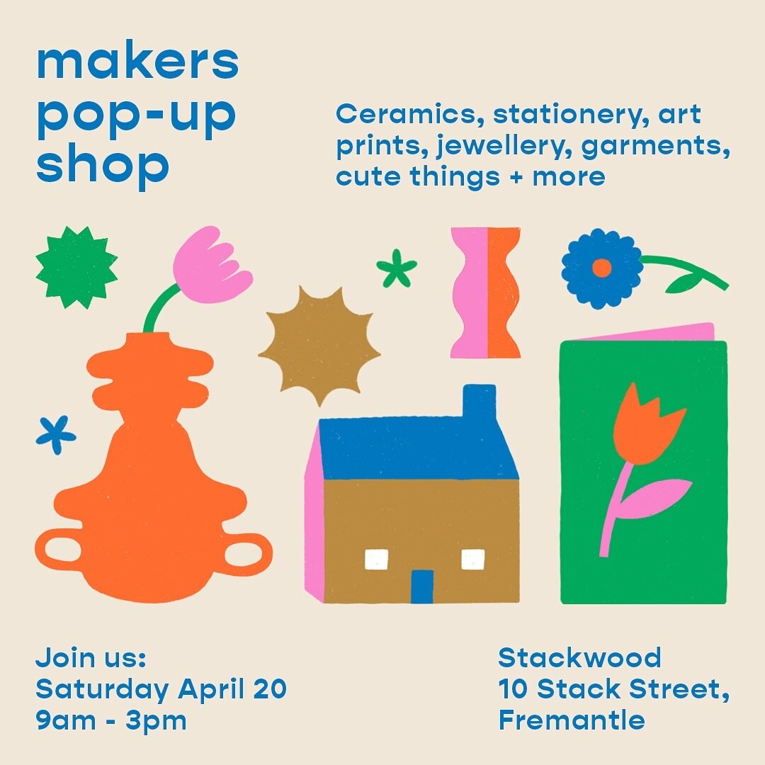 In collaboration with @stackwood_ we&rsquo;re inviting you to a special makers pop-up shop on Saturday April 20 from 9am-3pm. Grab your favourite pen and mark the date on your calendar, as you won&rsquo;t want to miss this one ✨

You can expect to fi