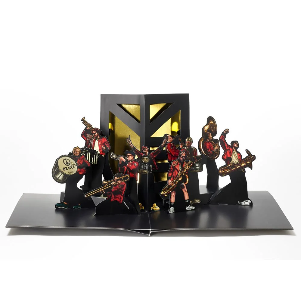 Contributed illustrations, mockups, die lines, edits