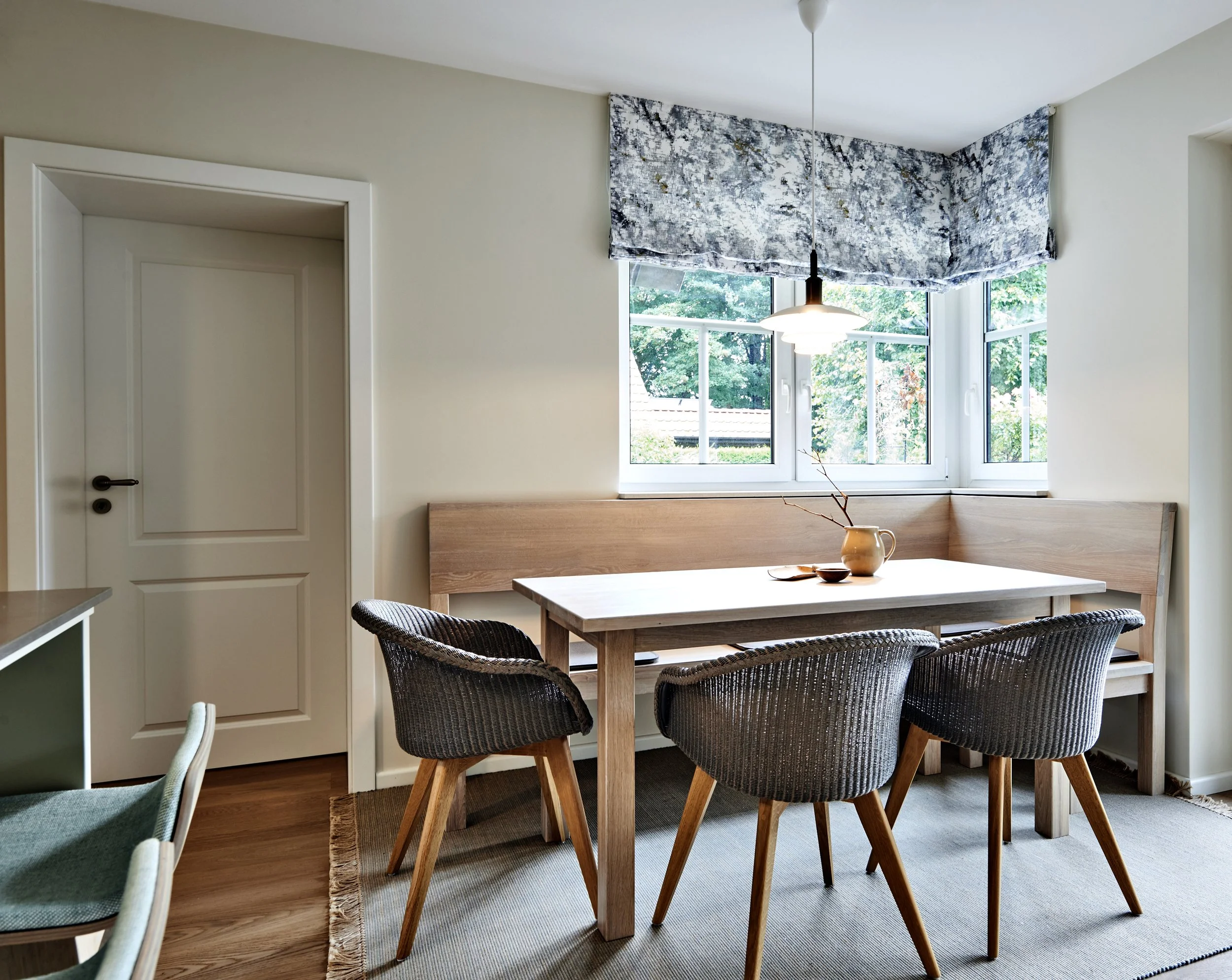 Essbereich Wohnküche Sitzbank Eckbank Holz Moderner Landhausstil