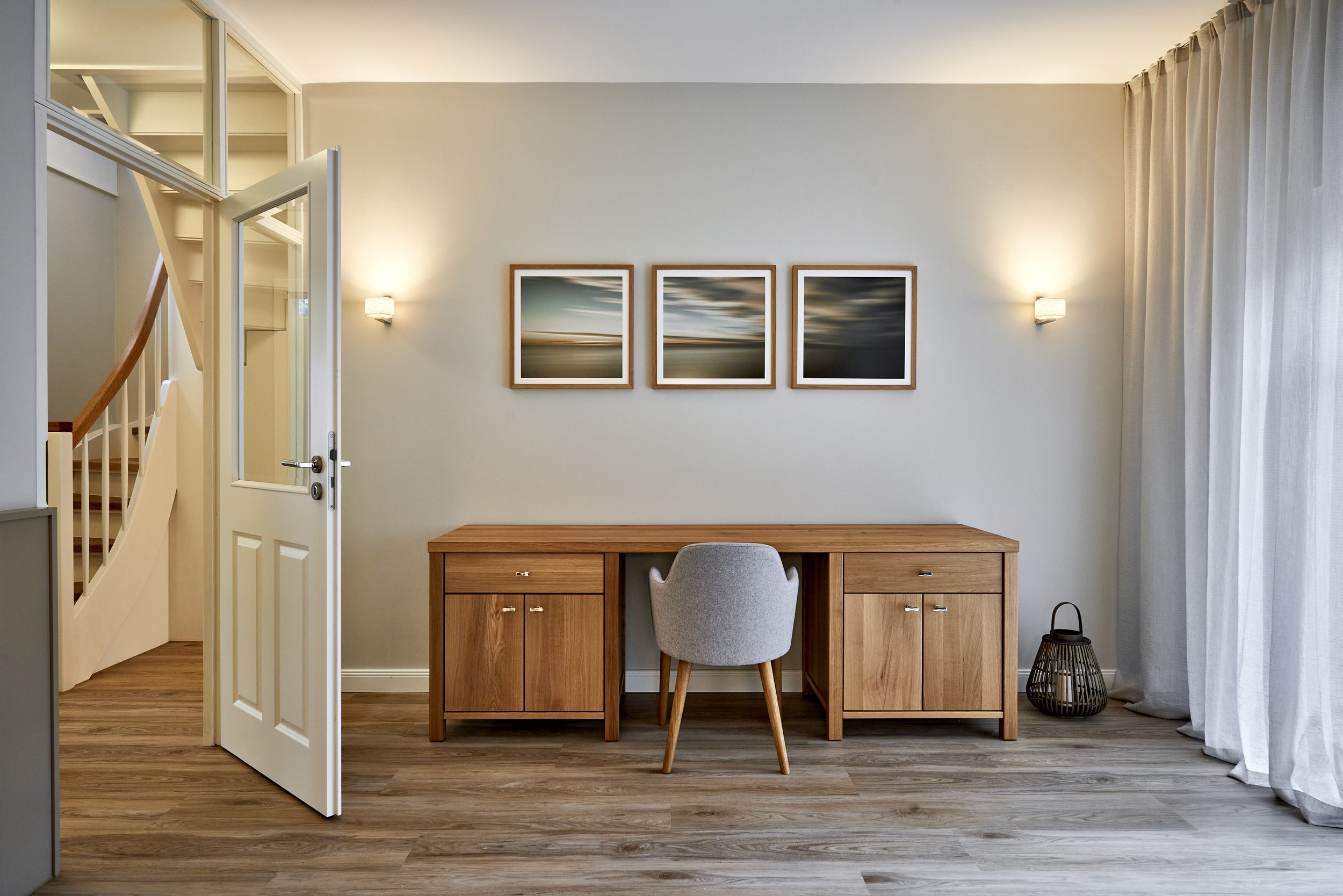 Arbeitsplatz Wohnzimmer Schreibtisch Tischleranfertigung Landhausstil