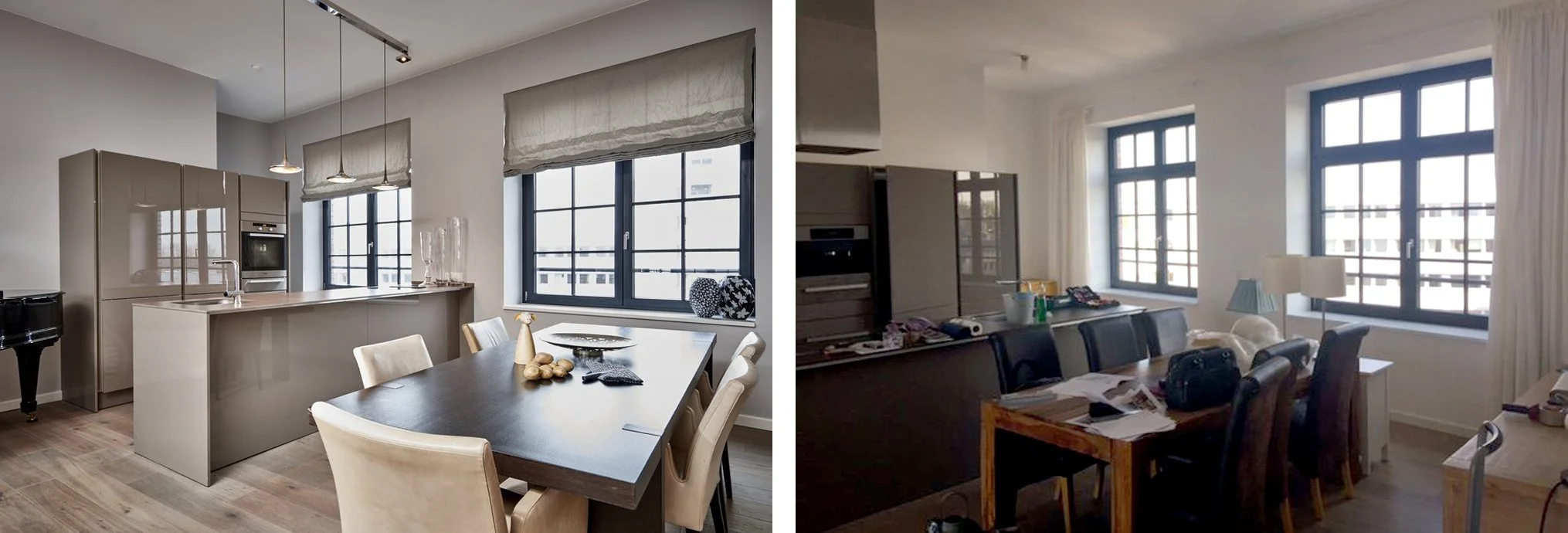 Küche Nachher Modern Essbereich Küche Vorher