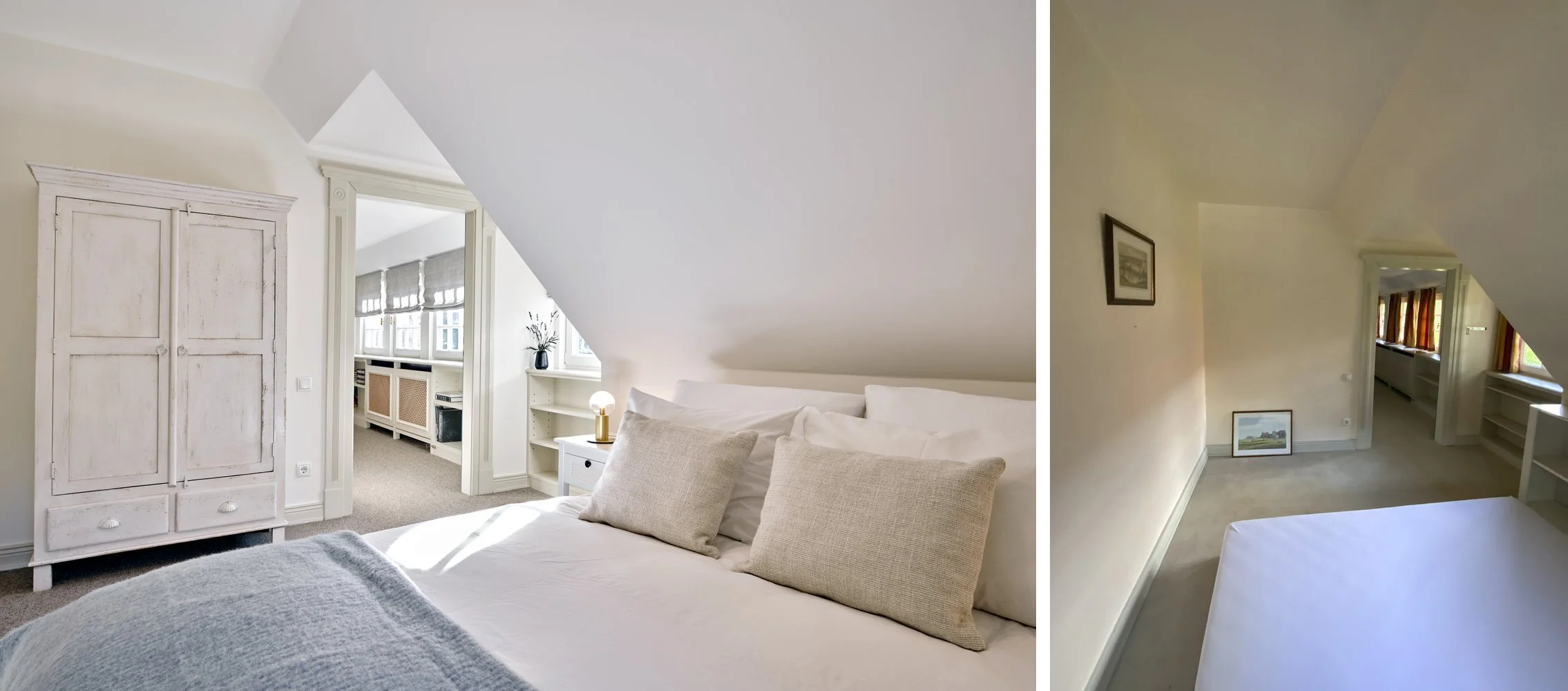 Schlafzimmer Nachher Ferienhaus Kleiderschrank Weiss Country Schlafzimmer Vorher