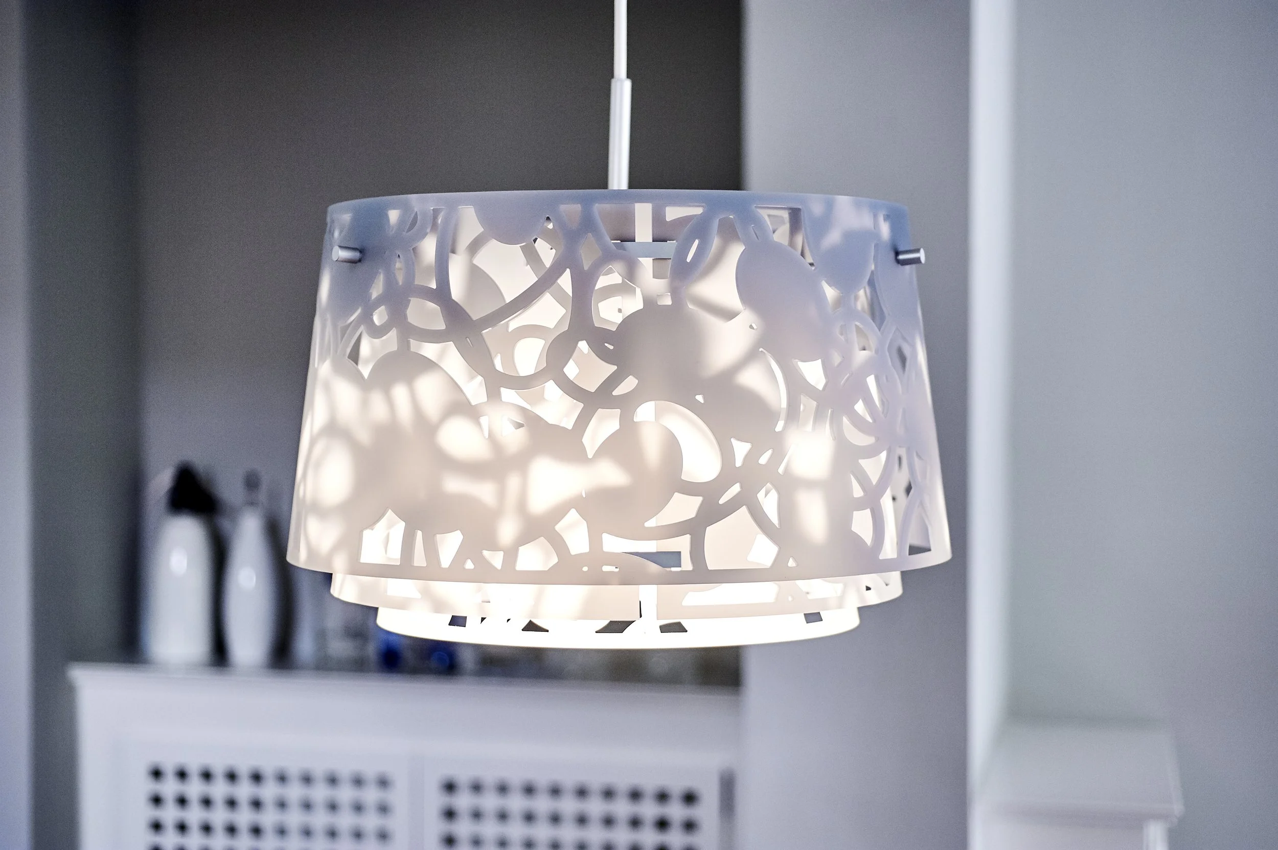 Pendelleuchte Collage hellgrau Louis Poulsen