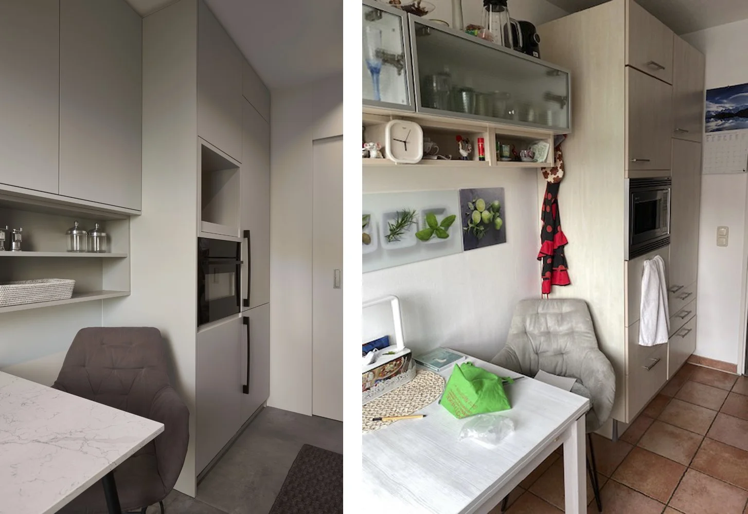 Küche Nachher Modern Hell Küche Vorher