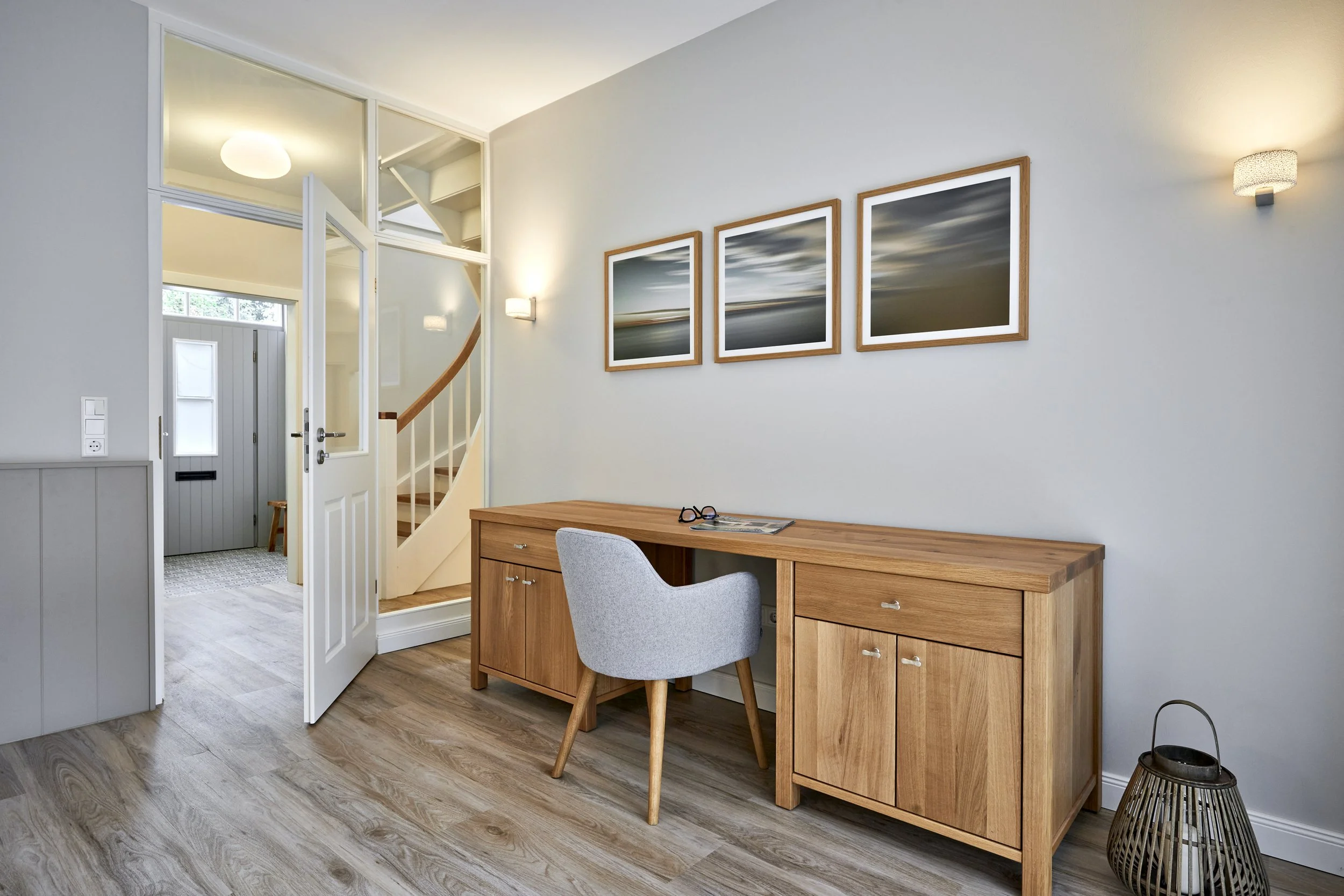 Arbeitsplatz Wohnzimmer Schreibtisch Tischleranfertigung Landhausstil