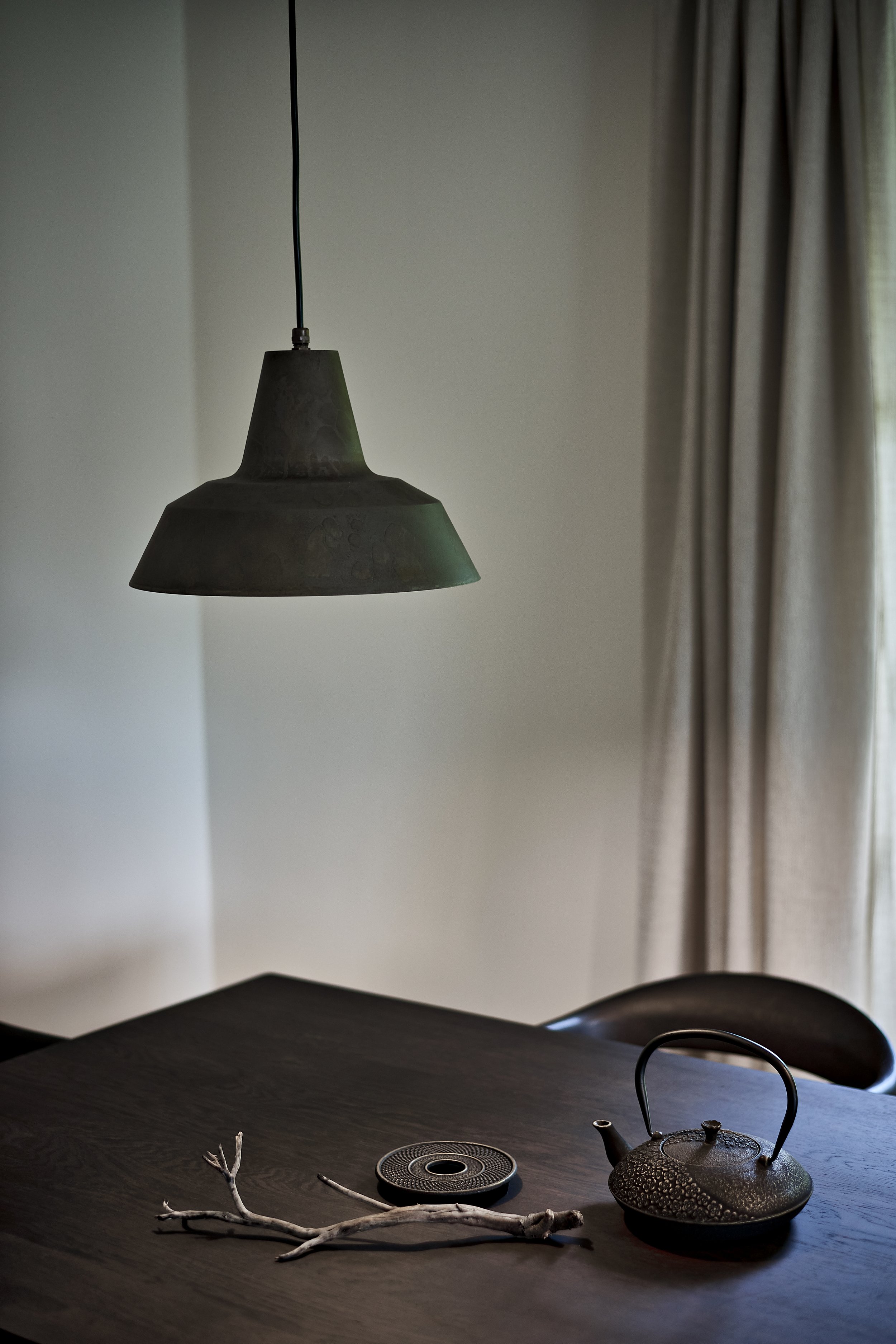 Tisch dunkelbraun Box Ethnicraft Pendelleuchte Il Fanale Eisen Landhausstil