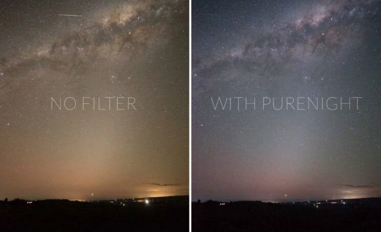 no filter-purenight comparison