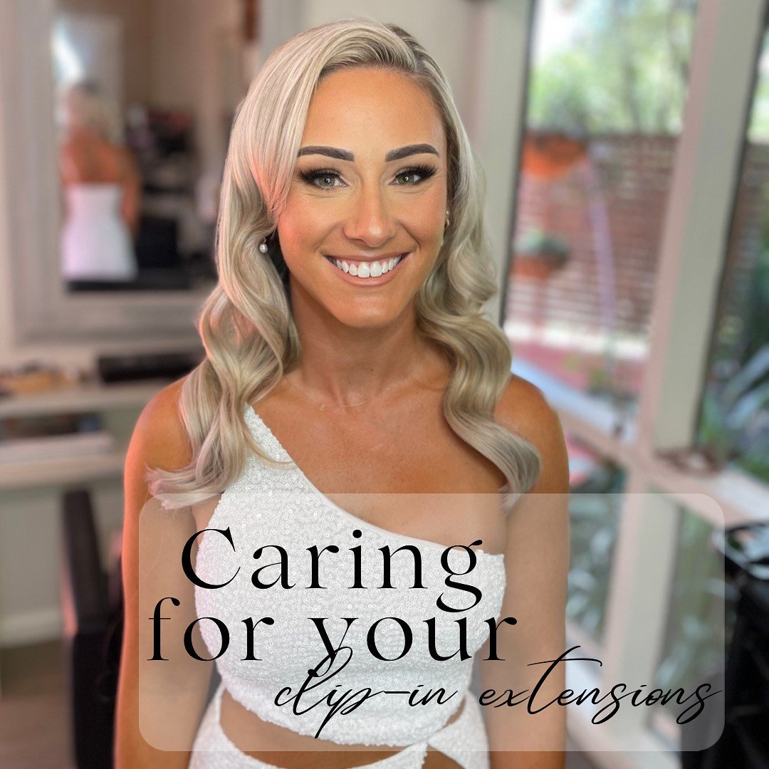 Caring for your clip-in extensions