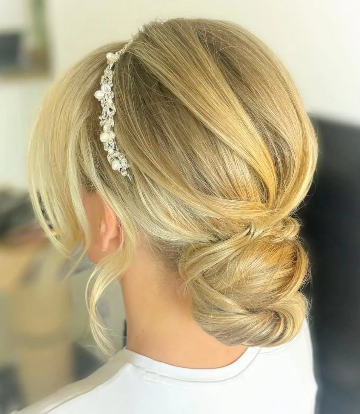 Bridal Party Updo Hairstyle Hampshire
