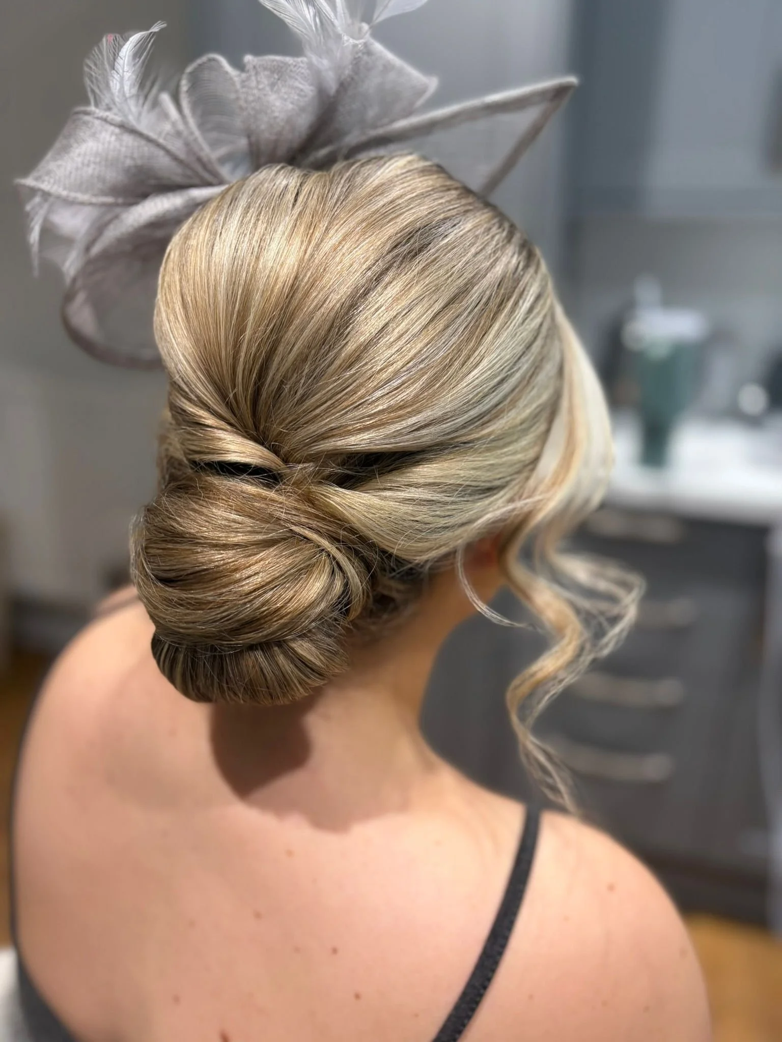 Bridal Low Bun Updo
