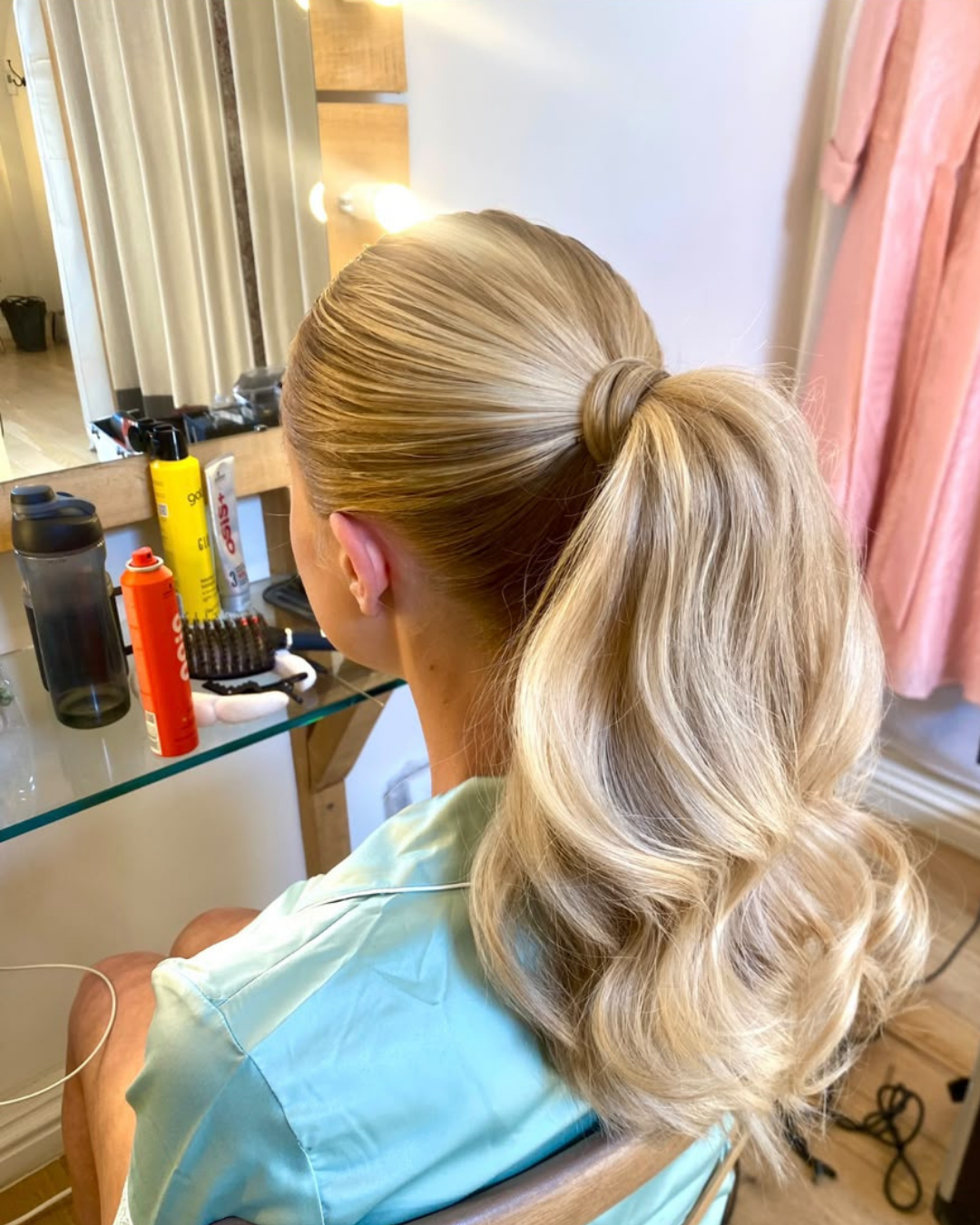 Bridal Ponytail for wedding in Berkshire