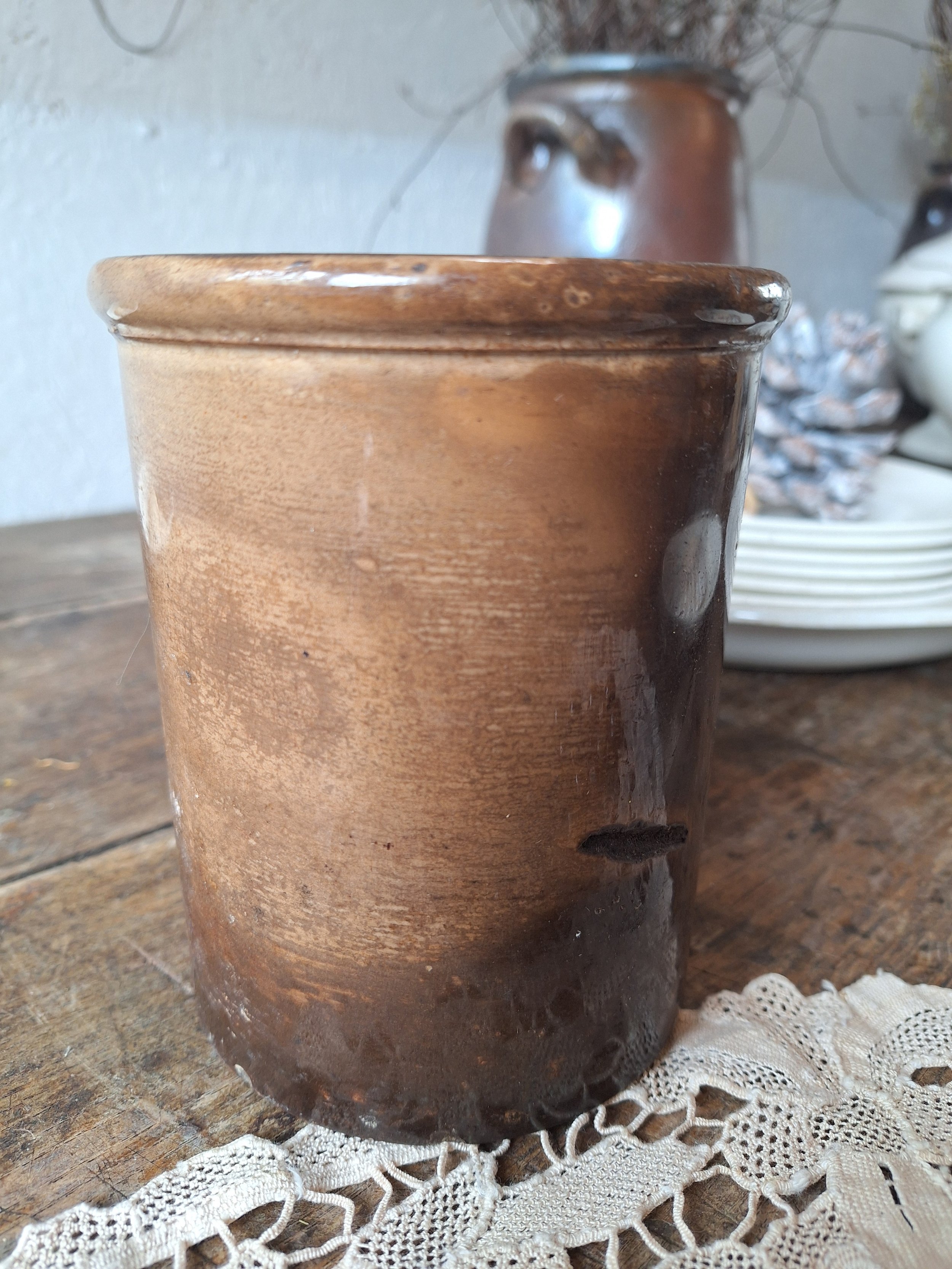 Smoky Coloured Pot