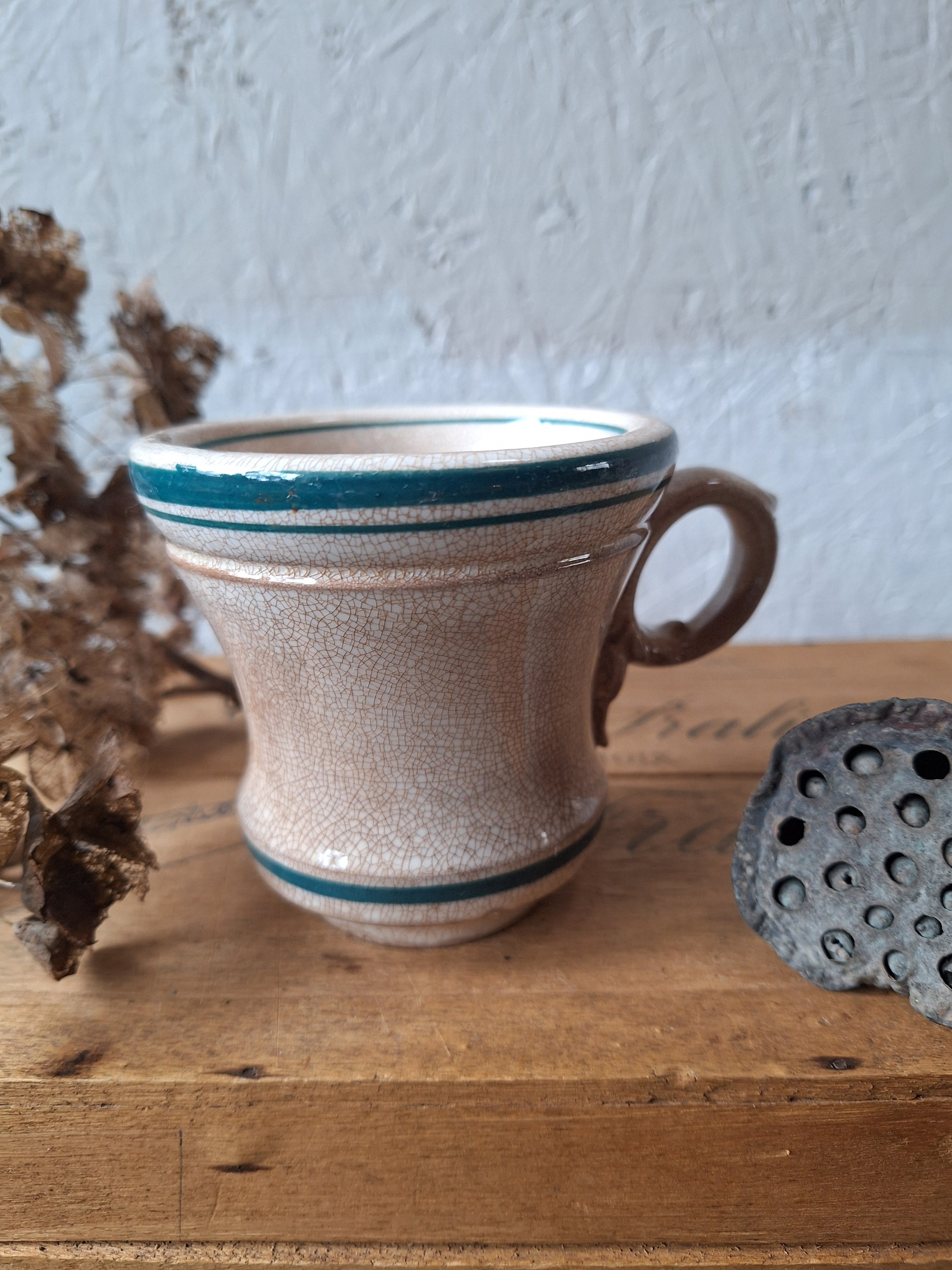 French vintage ceramic cup B