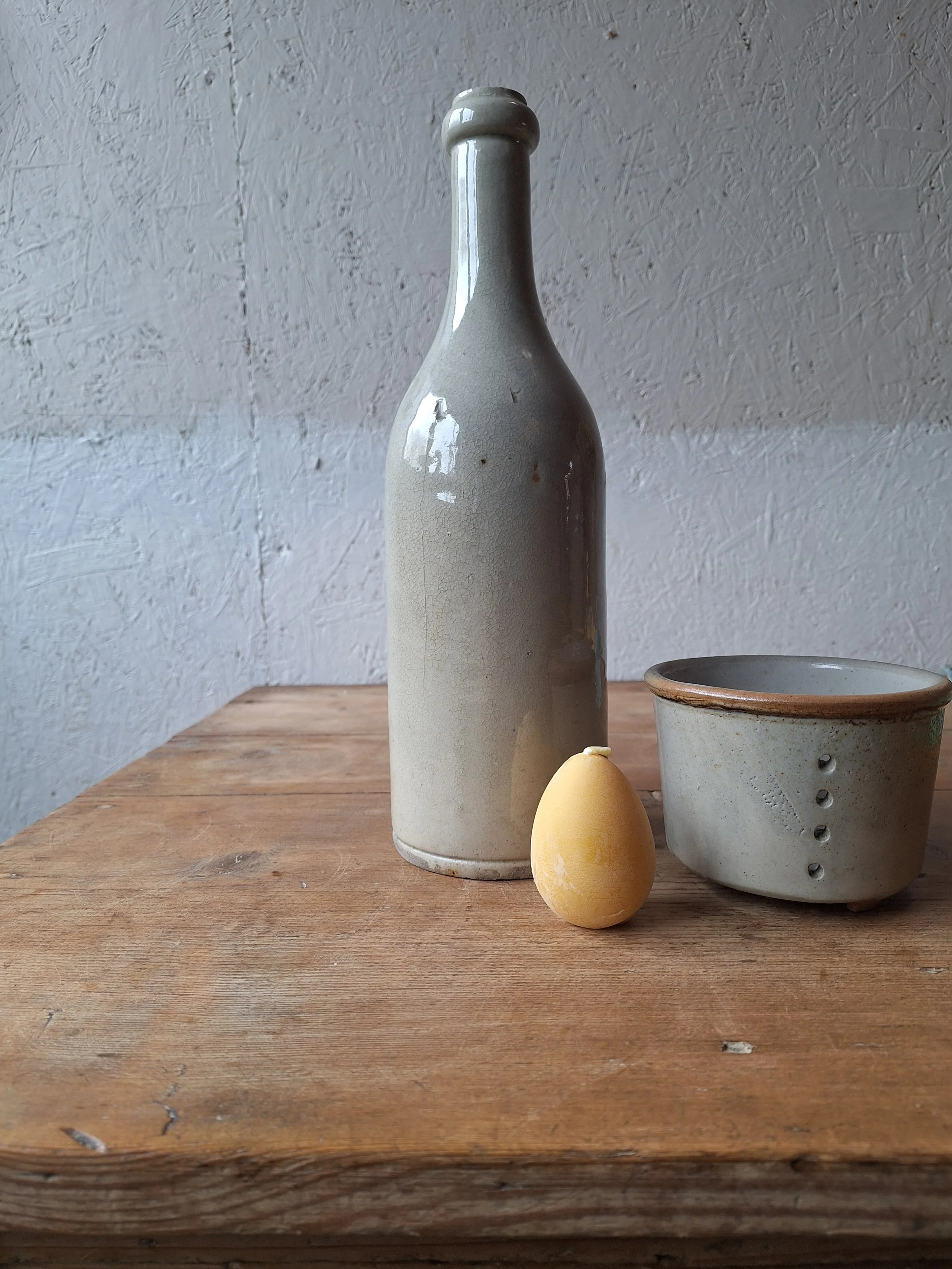 Classic French stoneware bottle