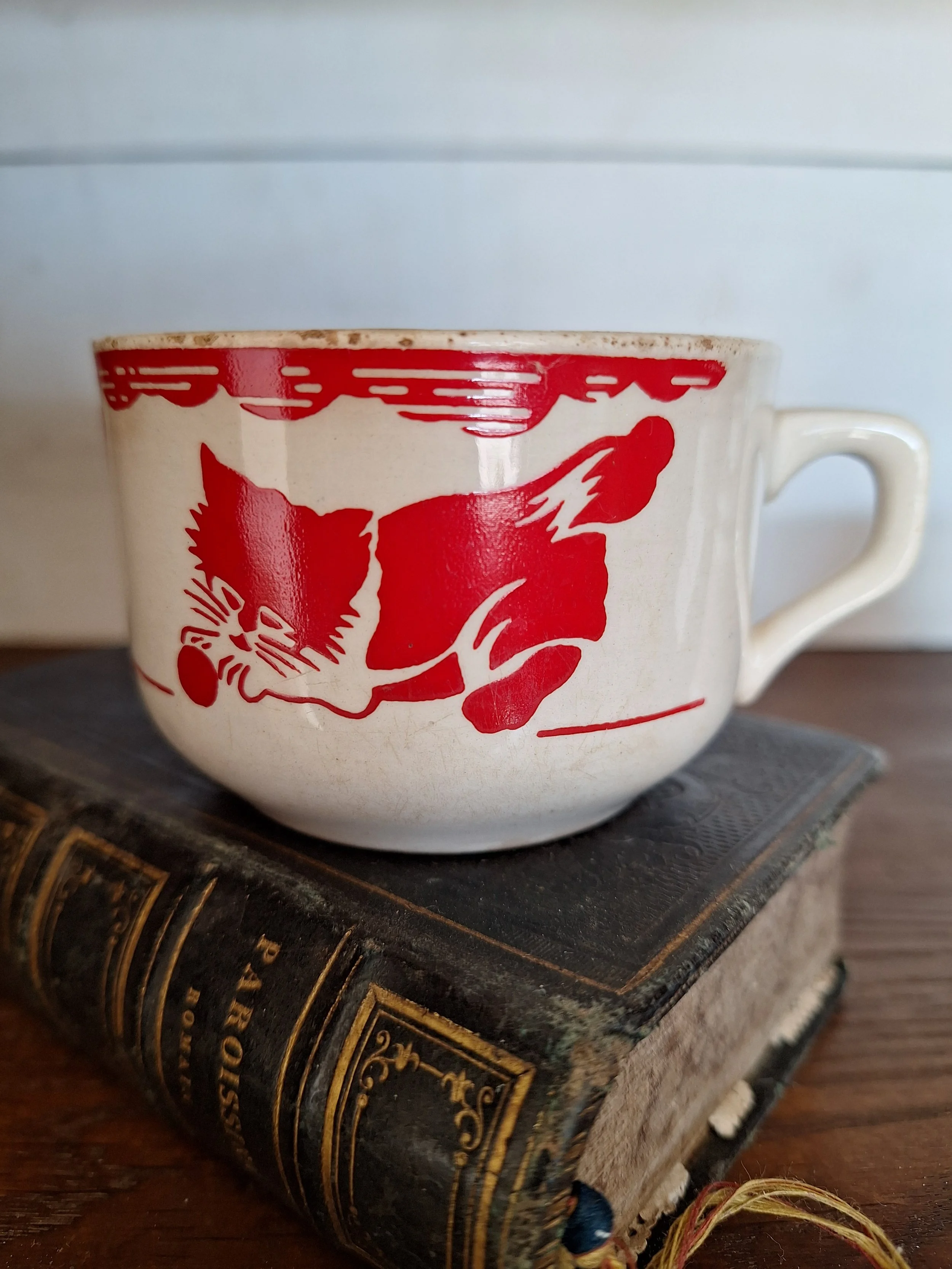 Vintage French coffee cup
