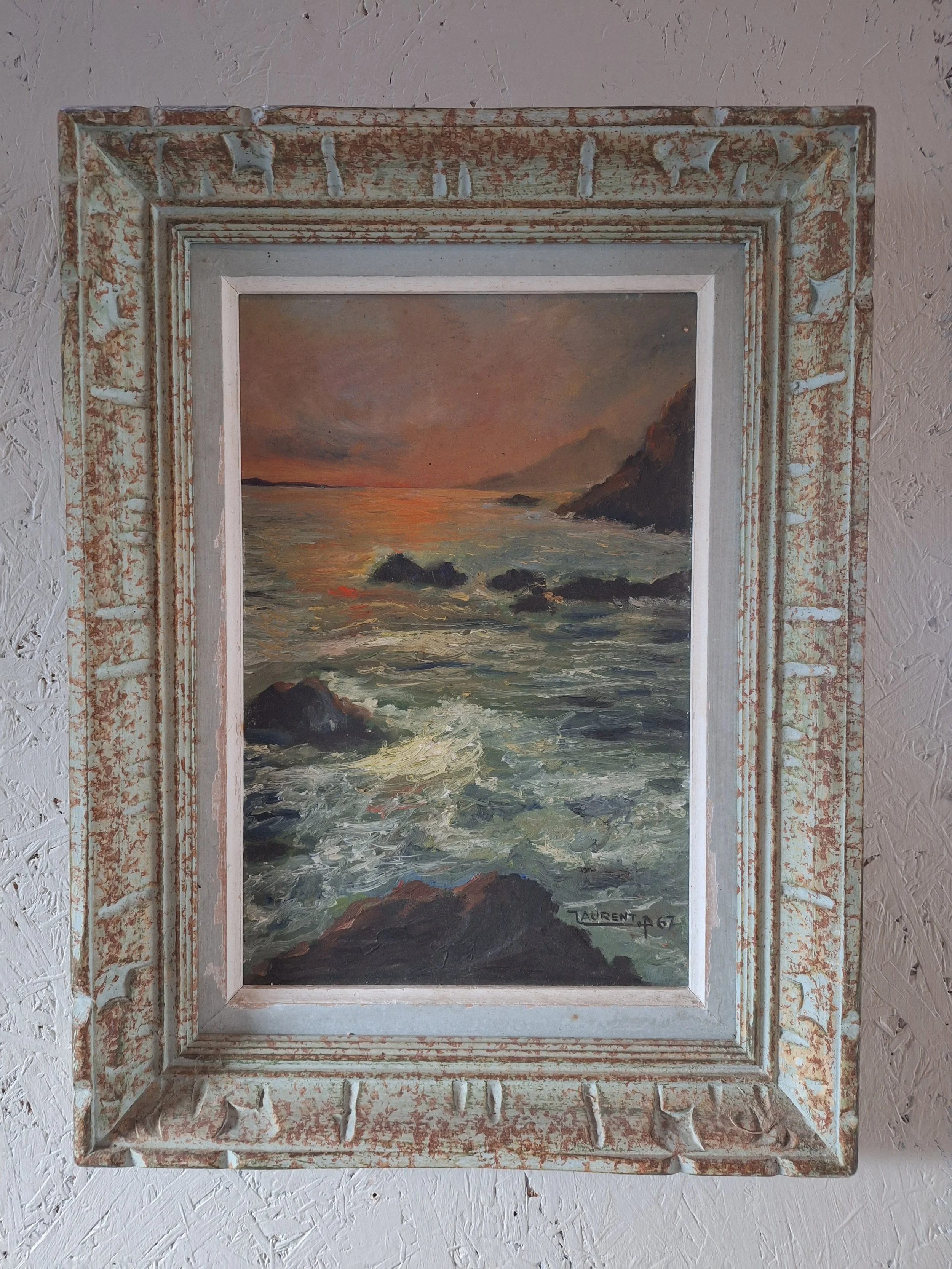 French Vintage Painting