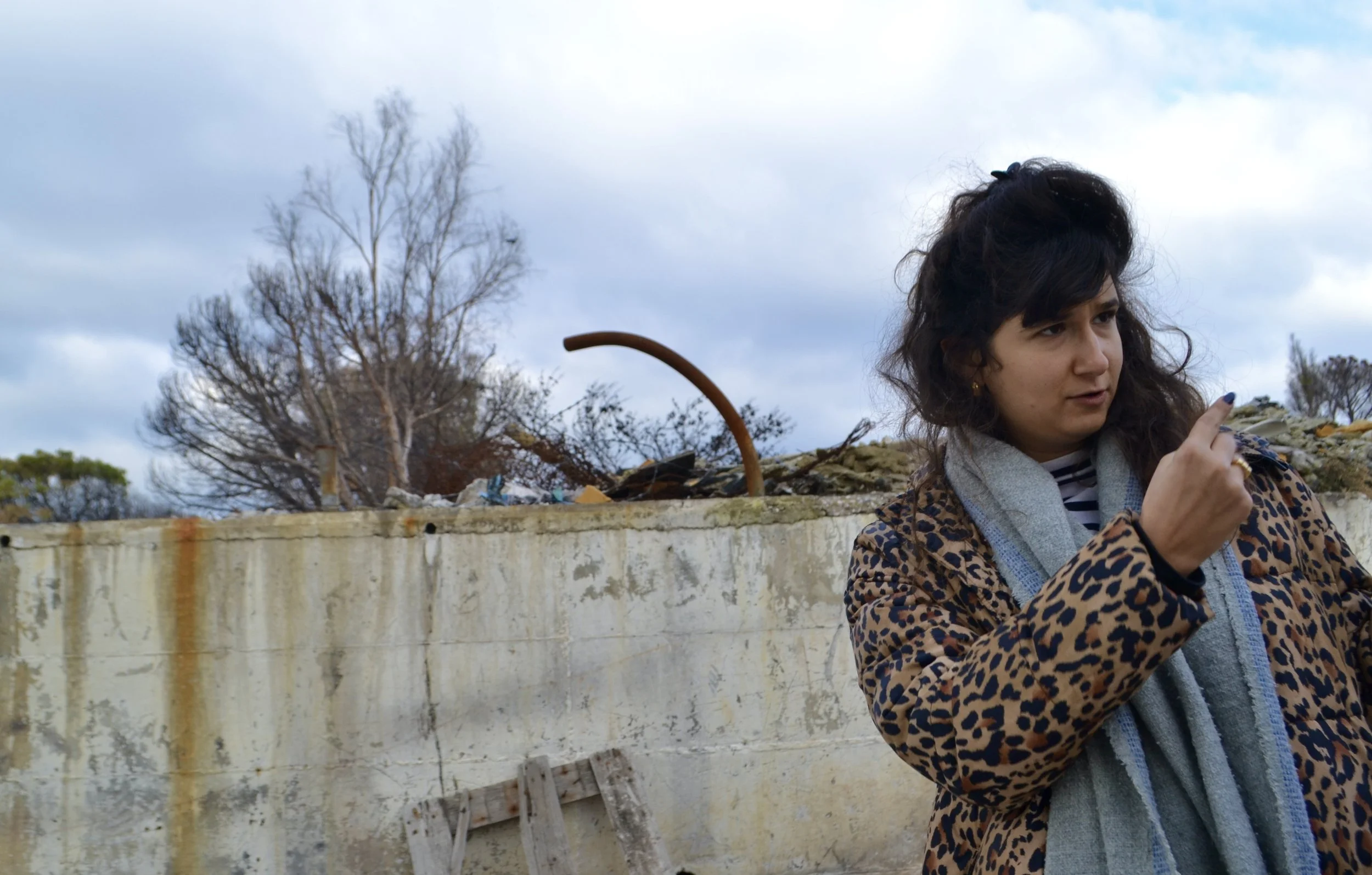  Roni, an Israeli activist who helped set up a school for refugees. 