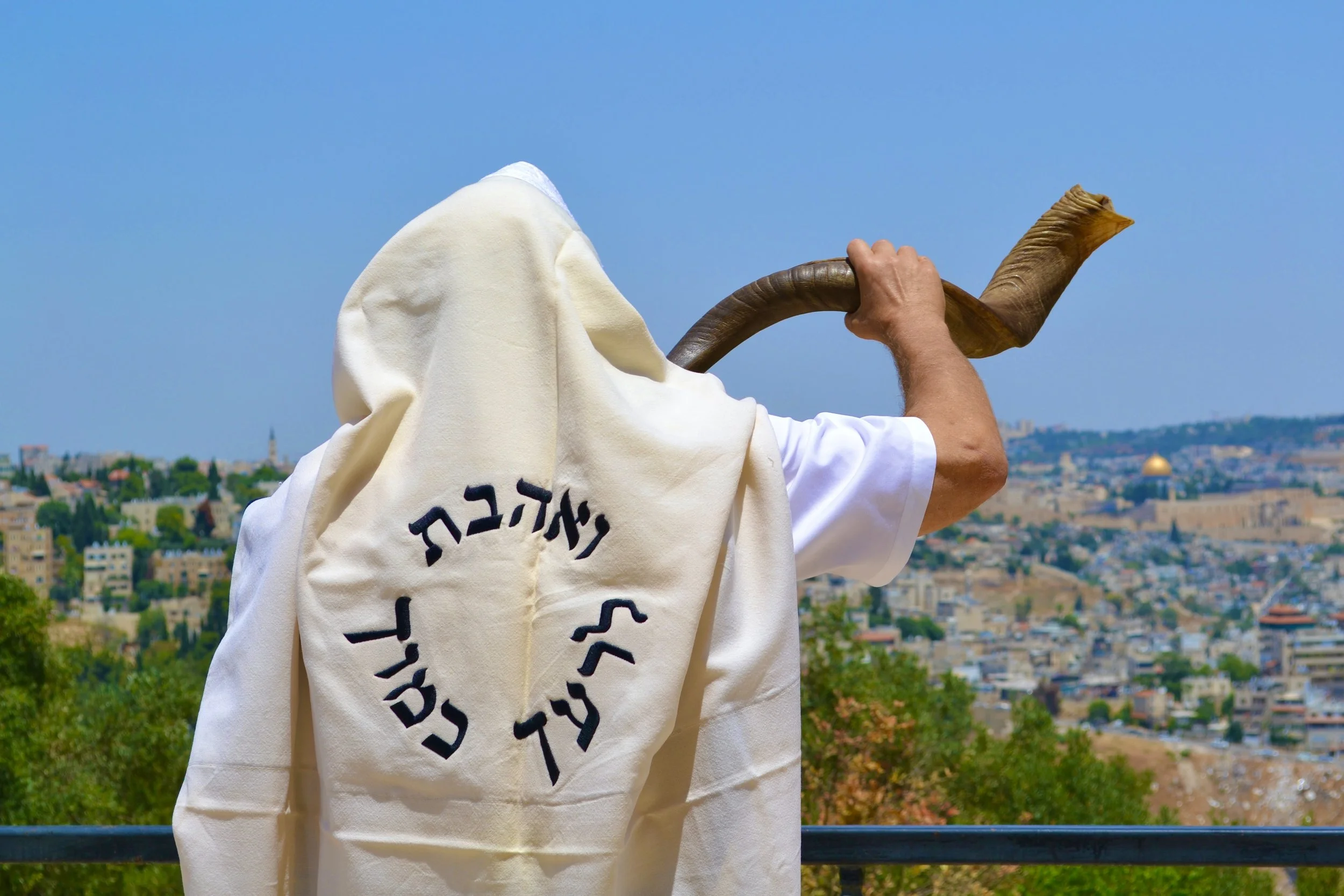  In the aftermath of Corona, sounding the shofar on Rosh Hashana 2020 meant bringing it to people who couldn't attend services in a synagogue.  Rabbi Moshe Silver was one of a group of shofar-blowers who took to the streets of Jerusalem. 