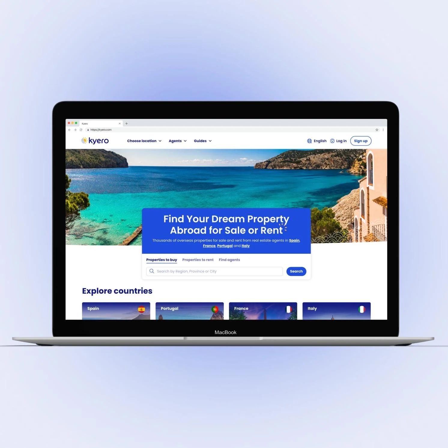 Kyero - UX, Website, Permanent