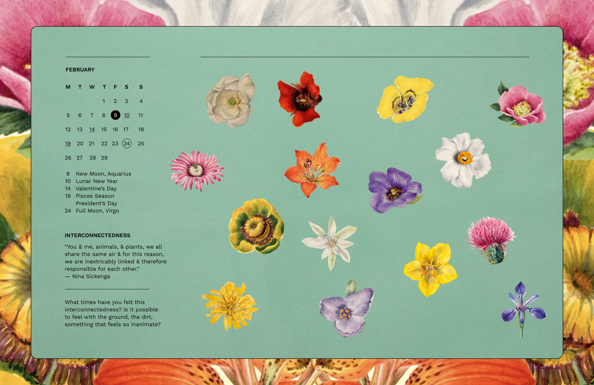 Digital Garden Backdrops + Folders