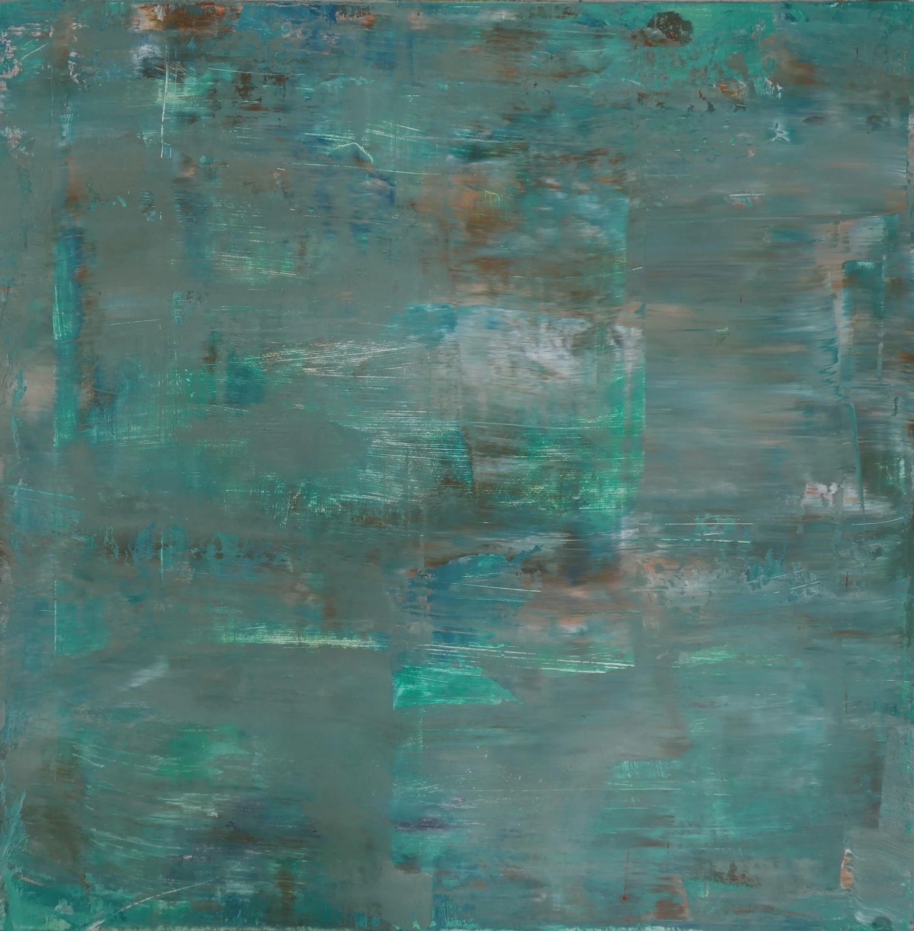  LANDSKAB NR 11.  2021 ACRYL PÅ MASONIT 60X60 CM 