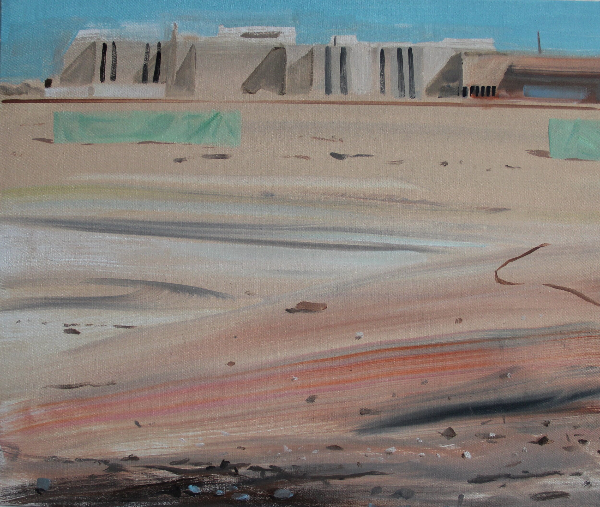 Study for Promise Land, 20" x 24", oil on canvas