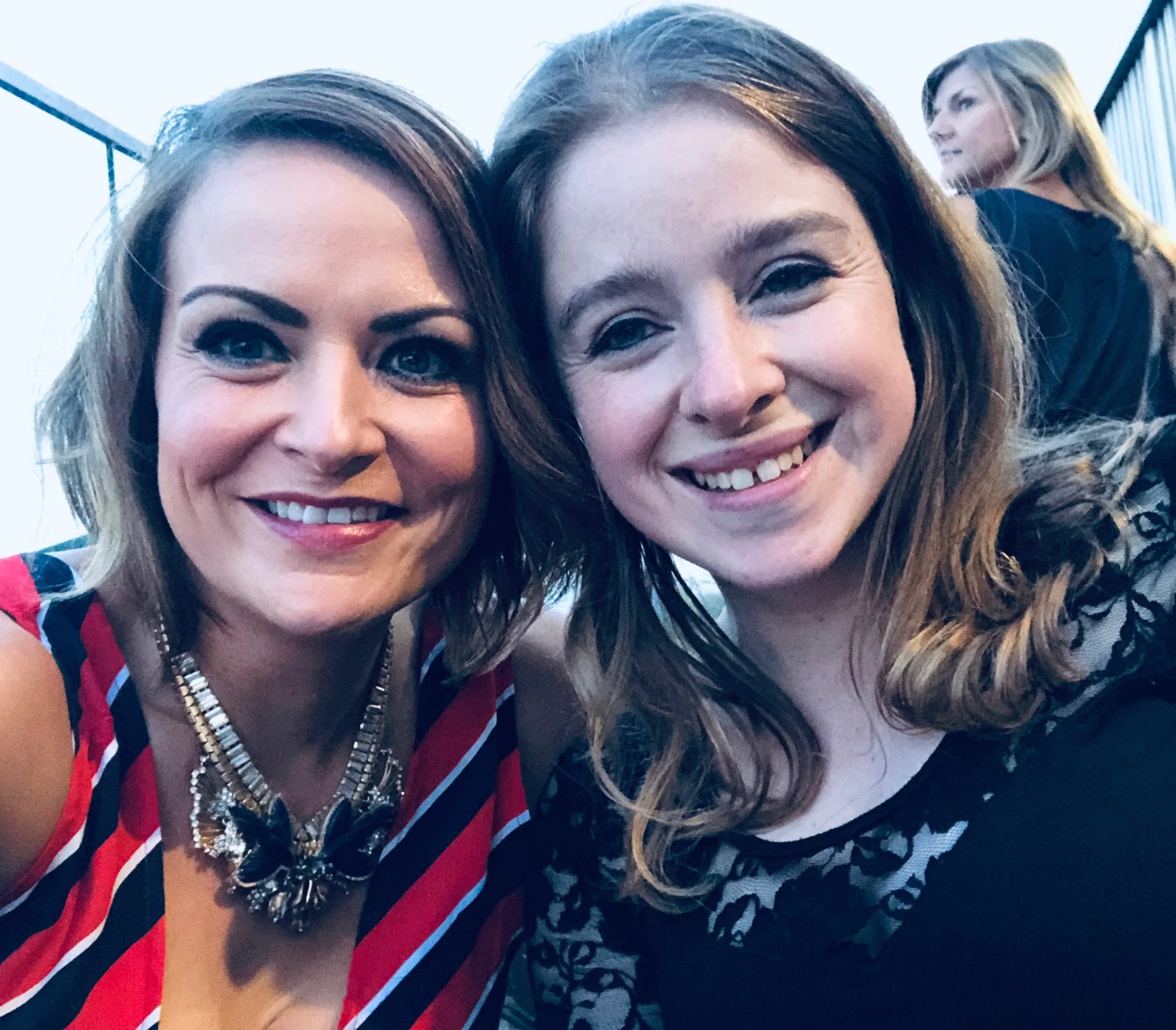 A photo of Laura Howdill and Rosia Curtis, who worked together at various charities.