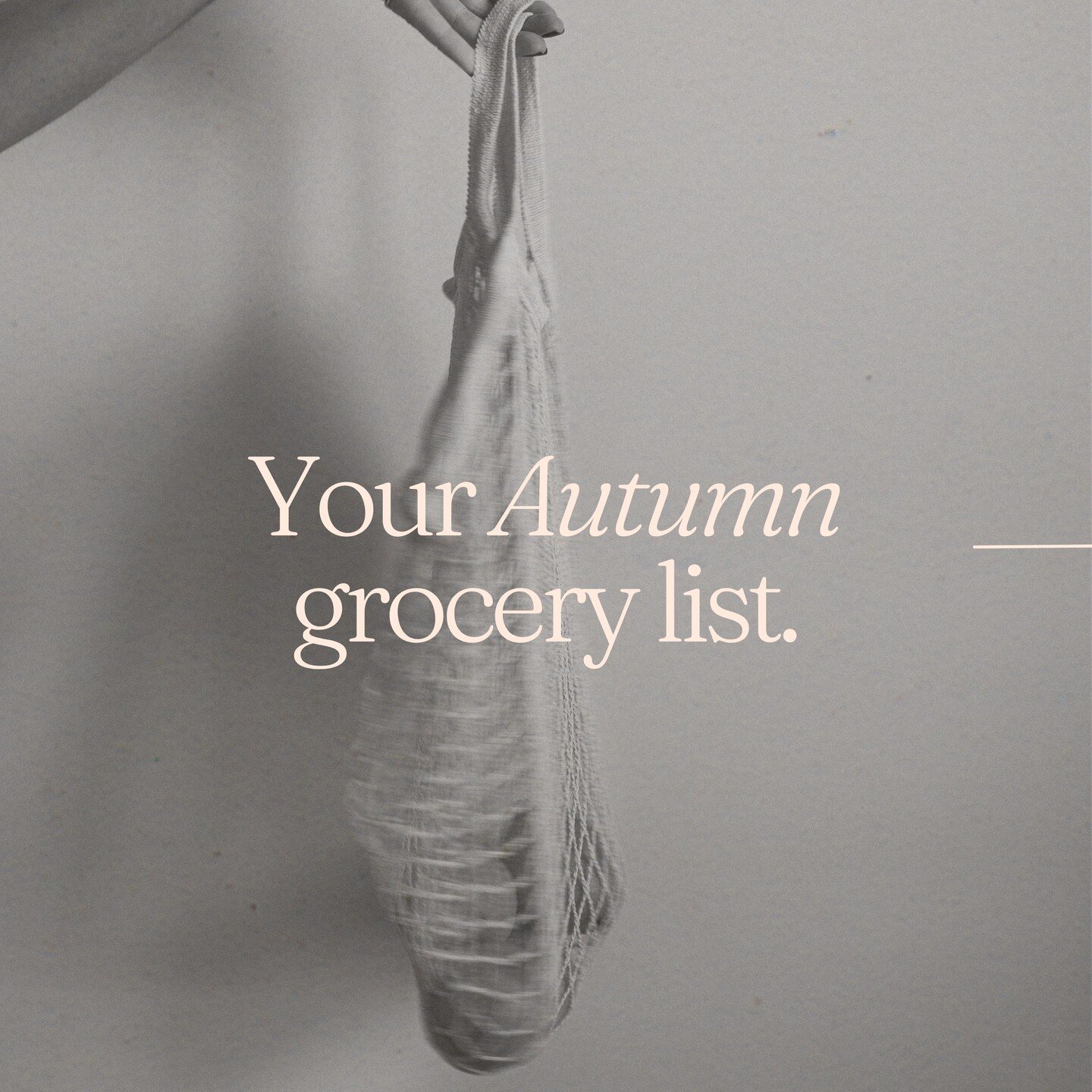 Your Eat Shed Glow&trade; practical grocery list ☝️

Surrounding yourself with mostly the right foods is KEY to kick-start a sustainable weight loss journey. 

Here's your Autumn grocery list for you to navigate aisle per aisle like a nutrition pro, 