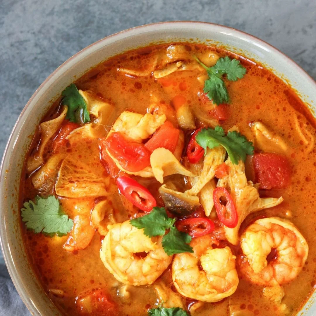 Thai Soup with Shrimps