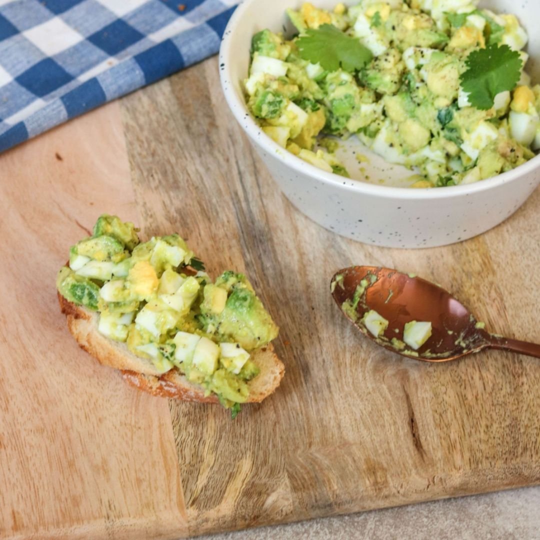 Avocado and egg paste | Eat Shed Glow® savory weight loss snack