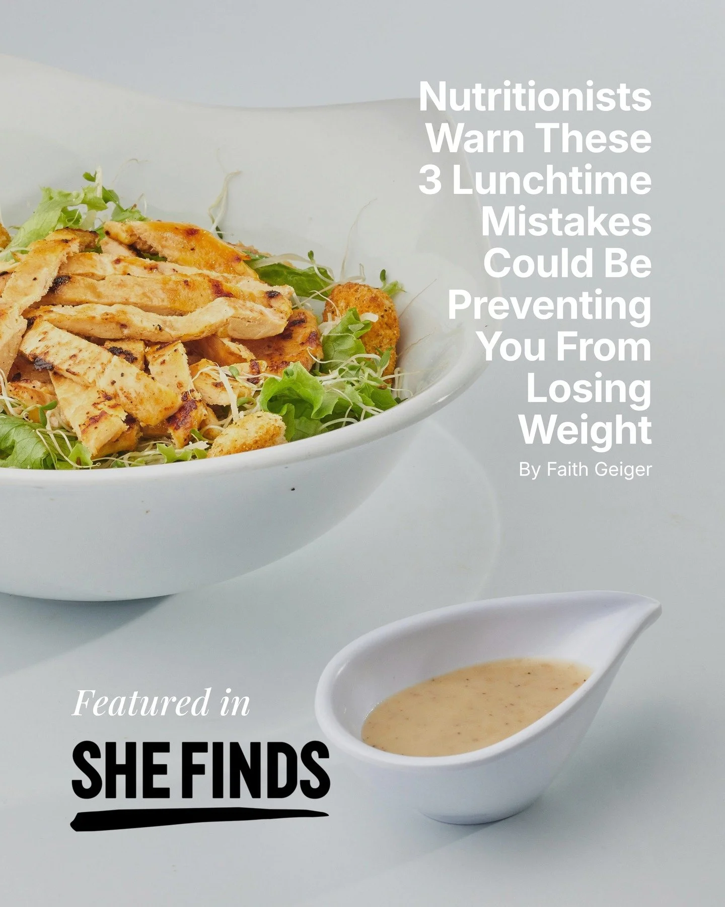 Check out my feature in @SheFinds about 3 lunchtime mistakes that could be preventing you from losing weight (even when you&rsquo;re JUST eating a salad).

The more you know ;)

🤎
Coco @eatshedglow