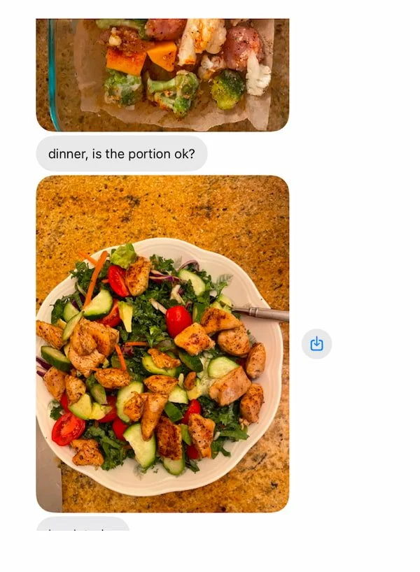 Eat Shed Glow review from a client on a GLP-1