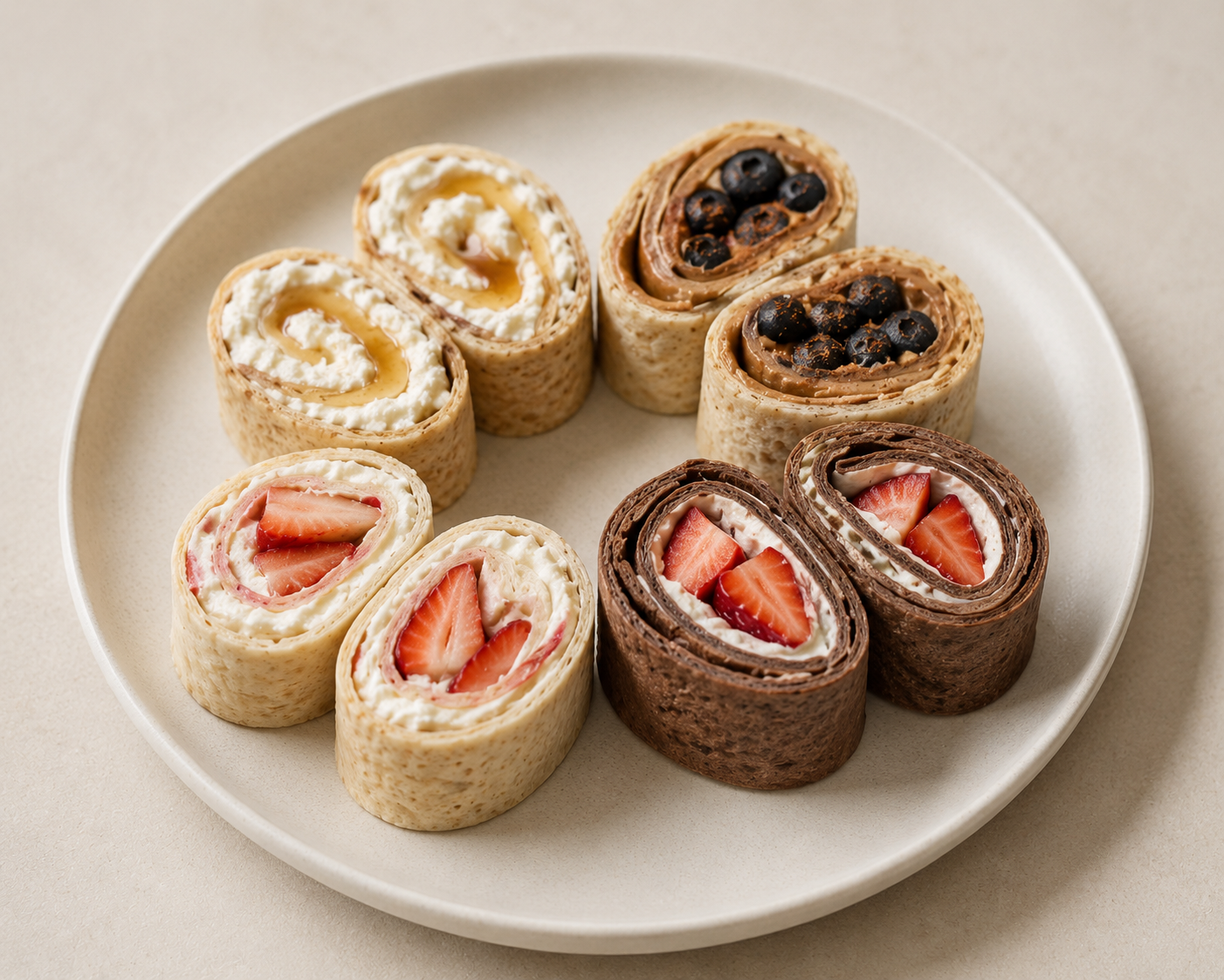 Sweet Egg Wrap Snacks.