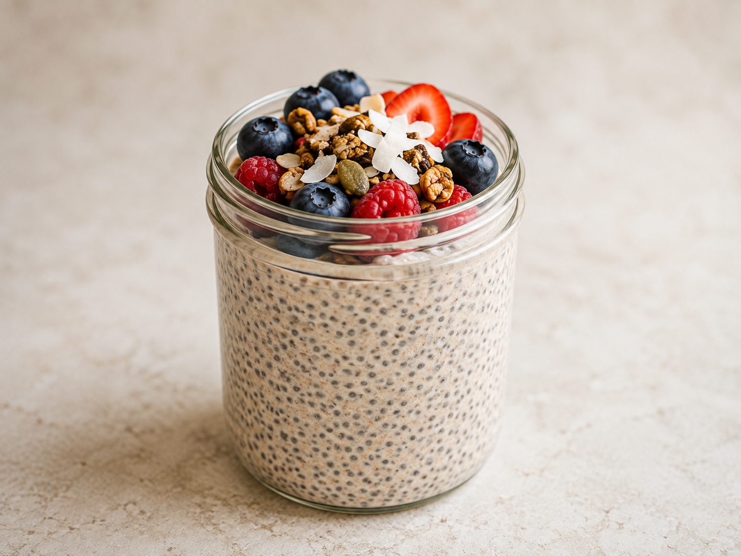 Overnight Chia Seed Pudding.
