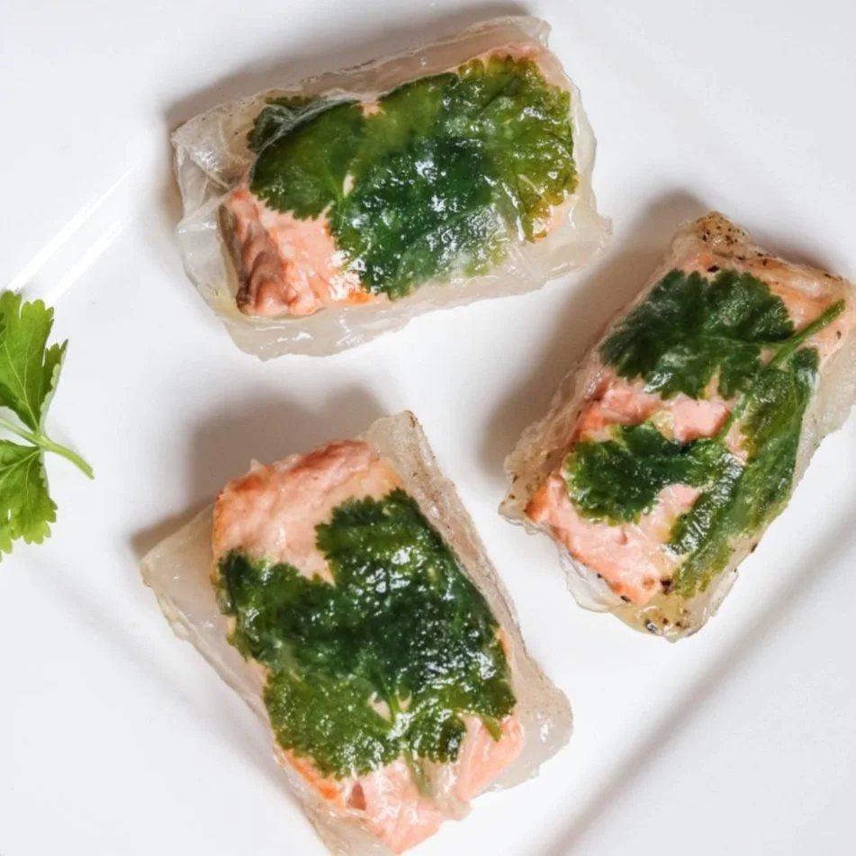 Salmon spring rolls | Eat Shed Glow® weight loss recipe