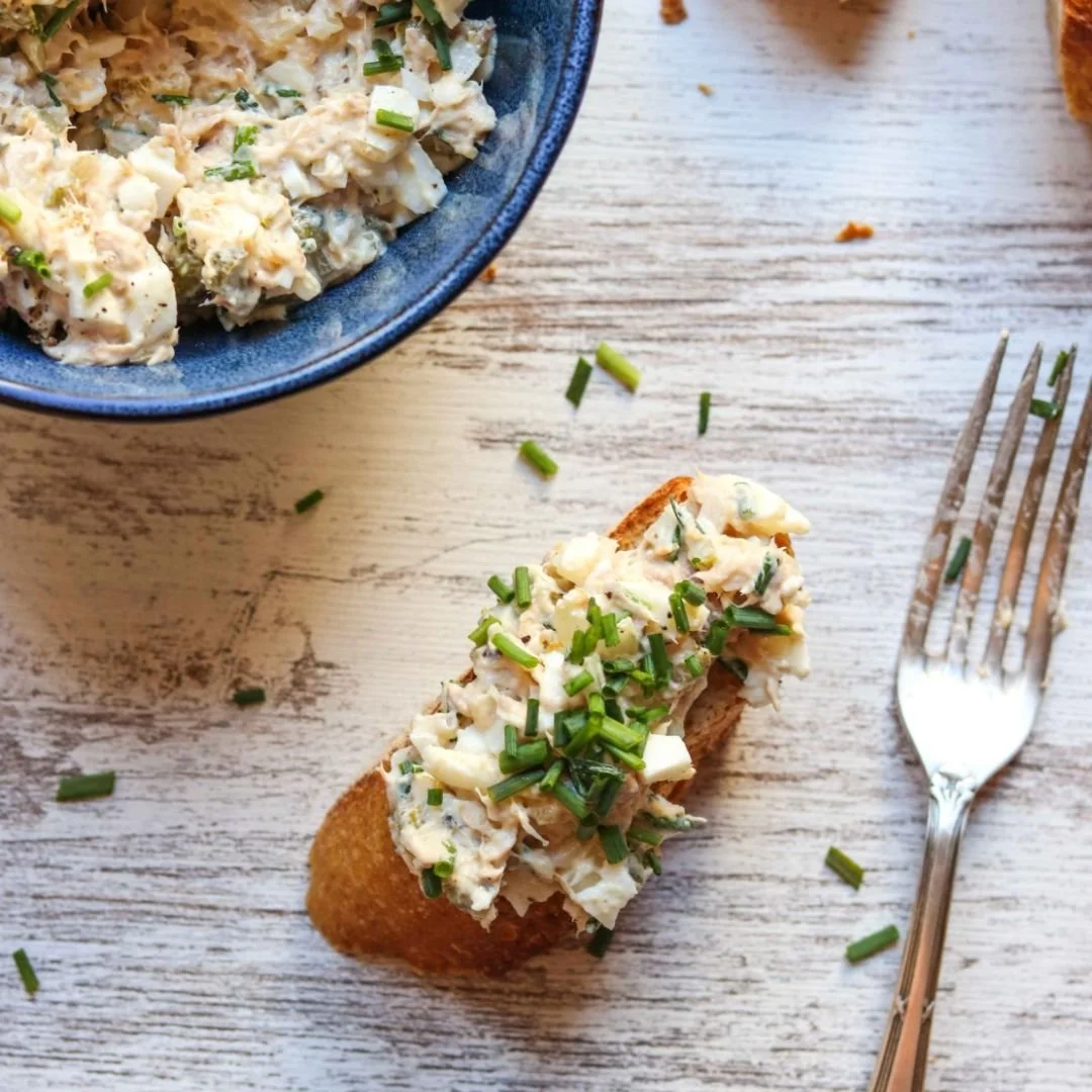 Smoked mackerel and egg paste | Eat Shed Glow® weight loss breakfast